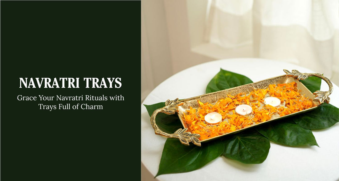 Make Your Navratri Pooja Glow: Trays That Bring Tradition Alive