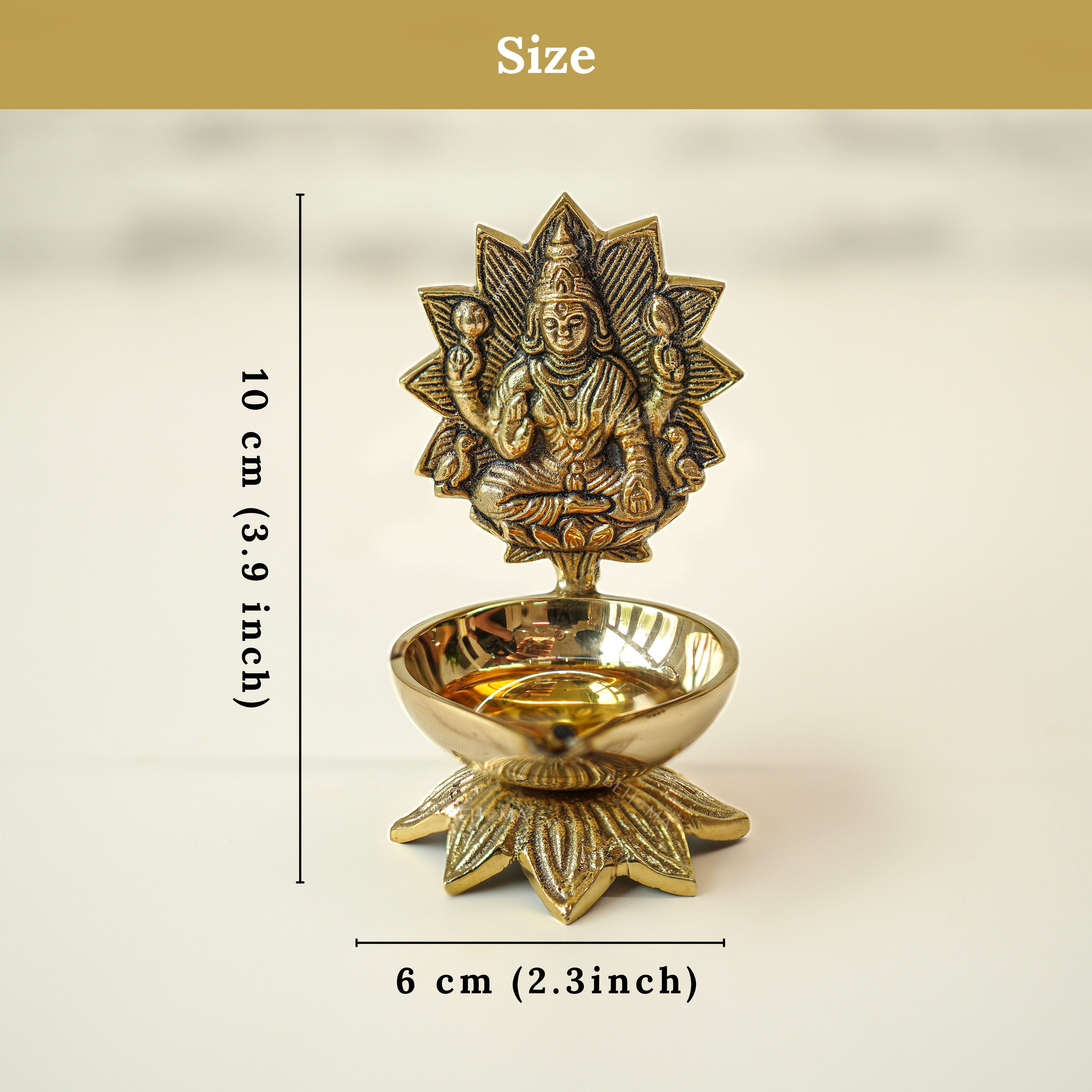 Brass Lakshmi Diya