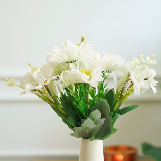 White Radiance Flower Arrangement (Faux Flower)