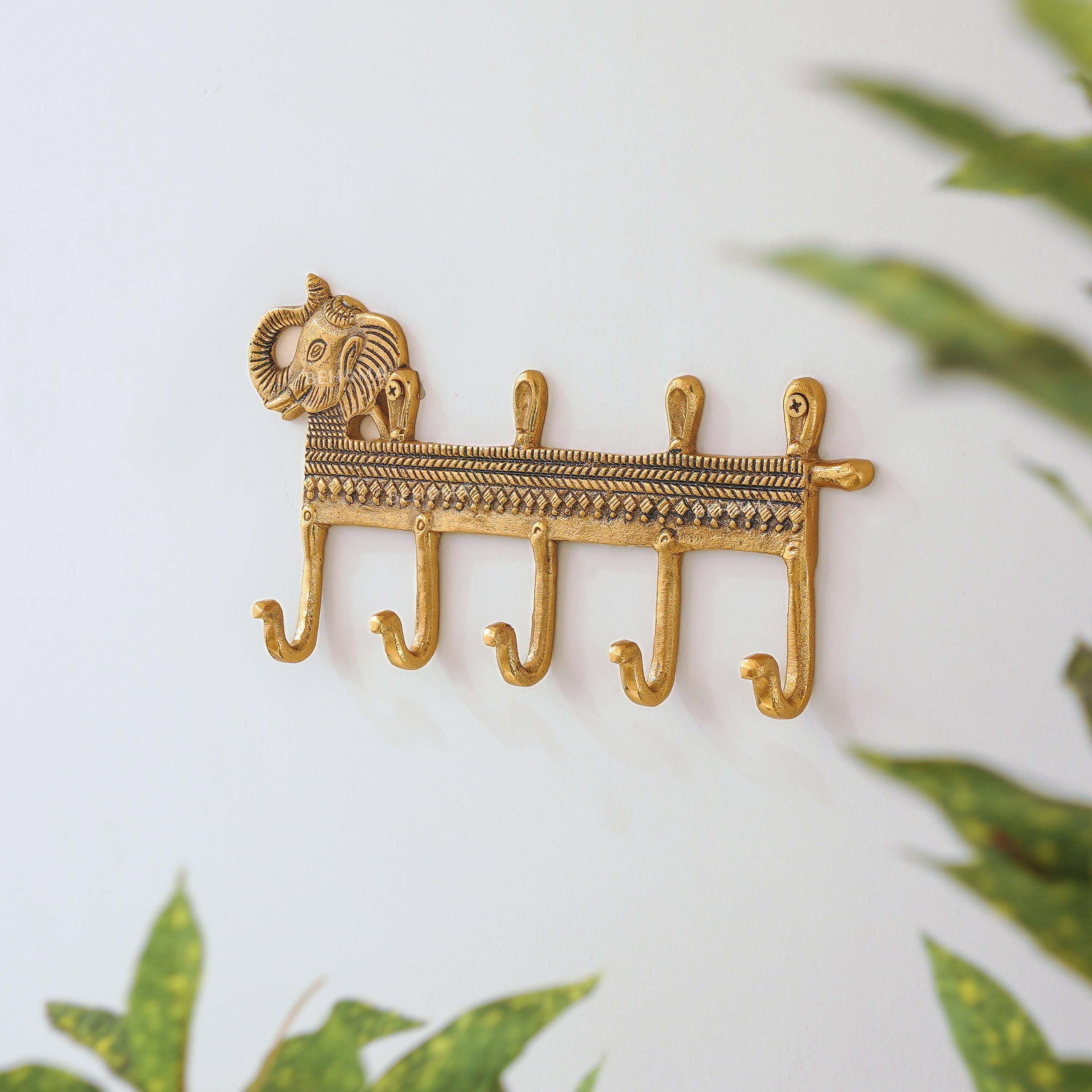 Elephant Key Holder, Aluminium