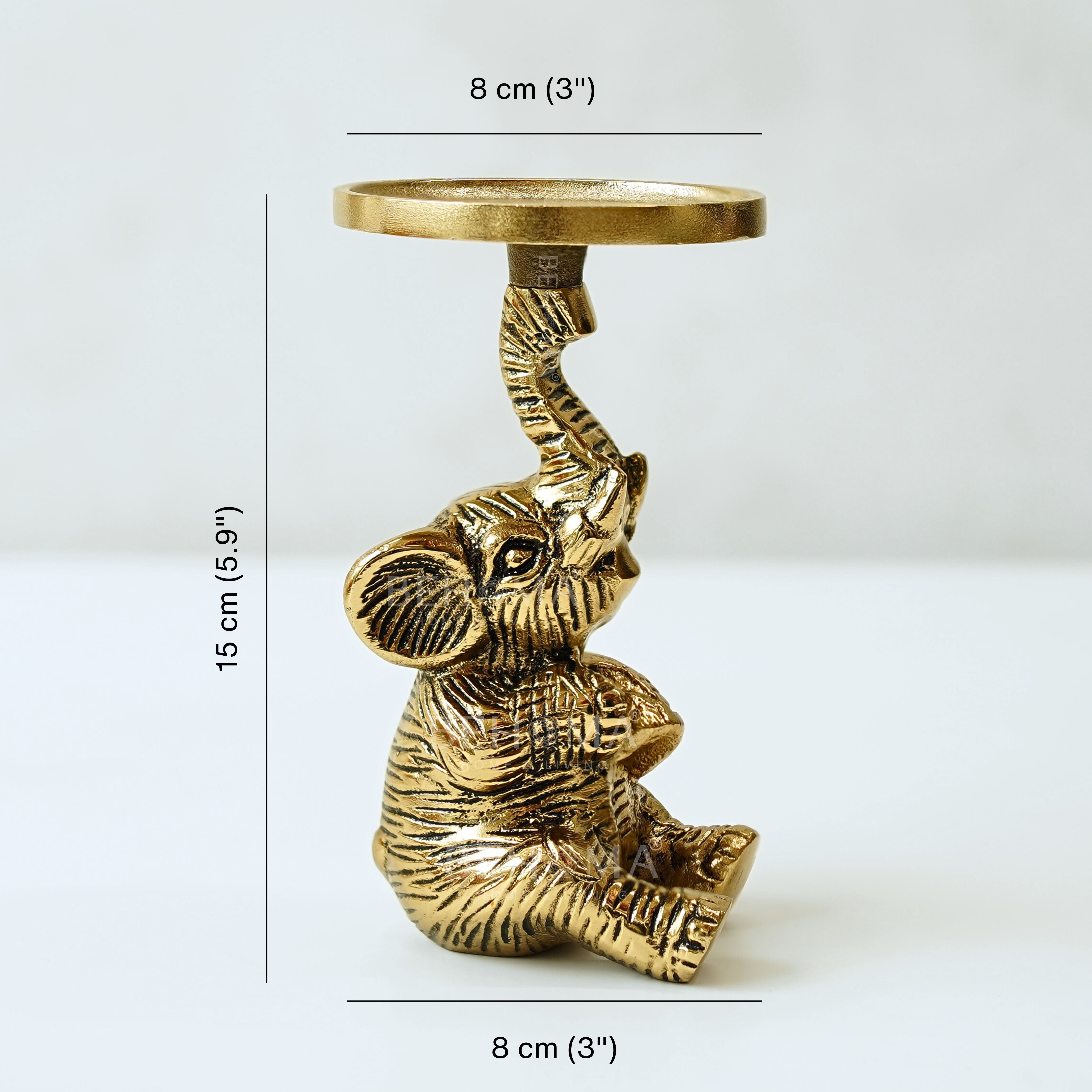 Baby Elephant Candle Holder
