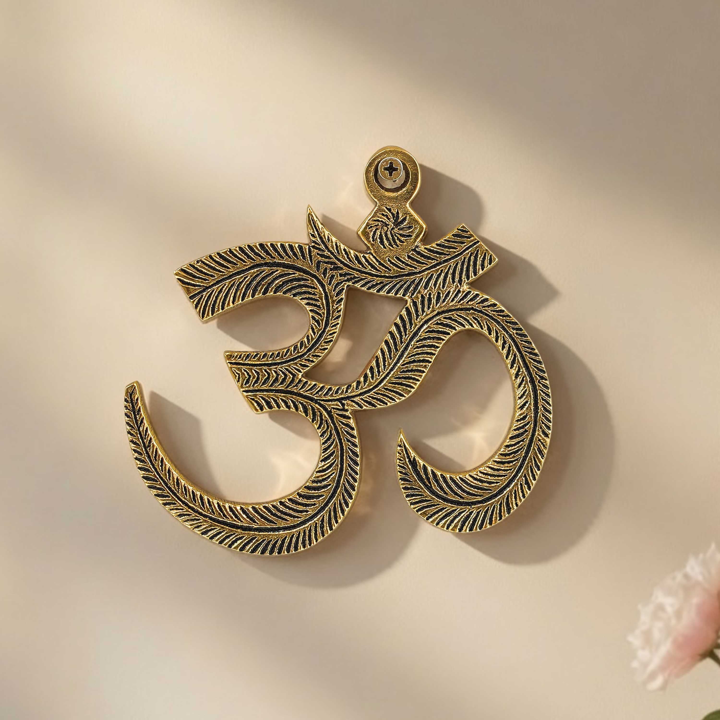 Brass Om Wall Hanging