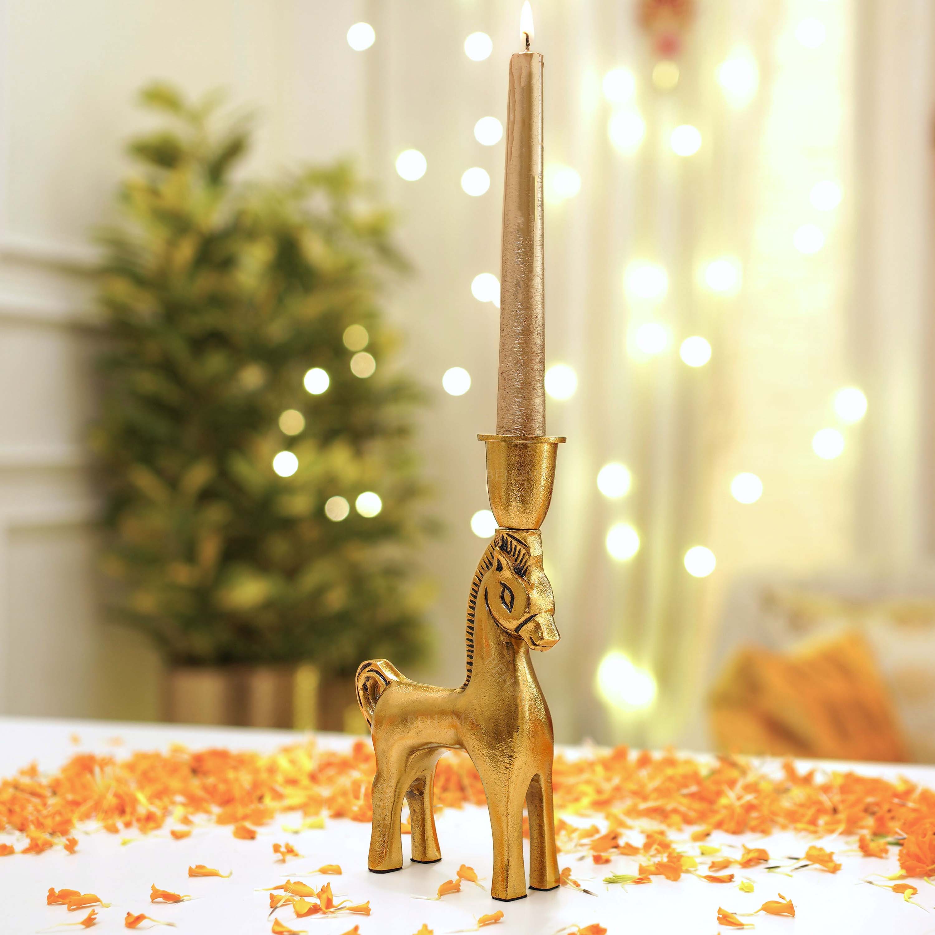 Horse Candle Holder, Gift, Birthday Gift, Housewarming gift, Gift Under 1000, Christmas Gift, Christmas decor
