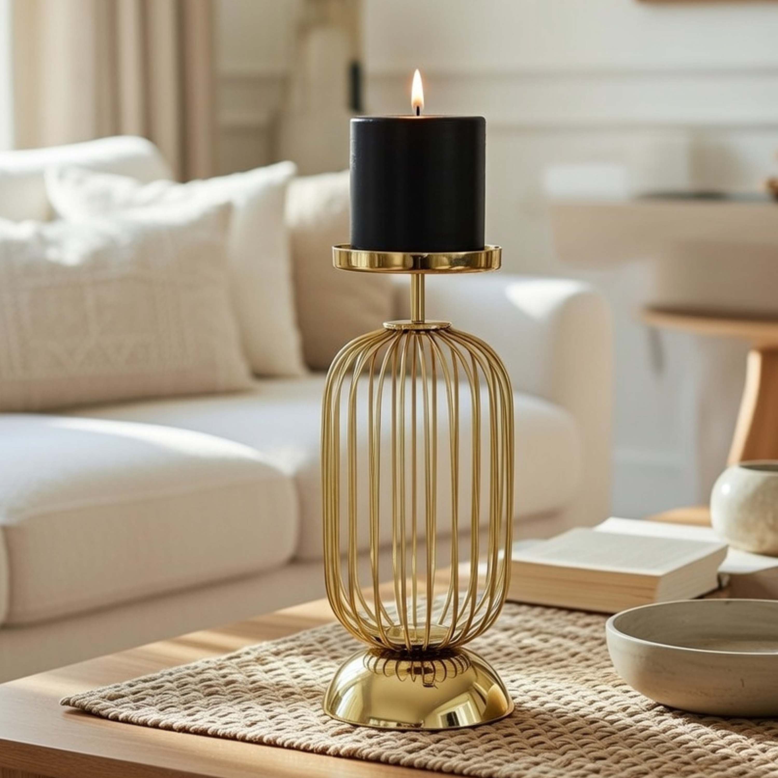 Small Cage Candle Holder