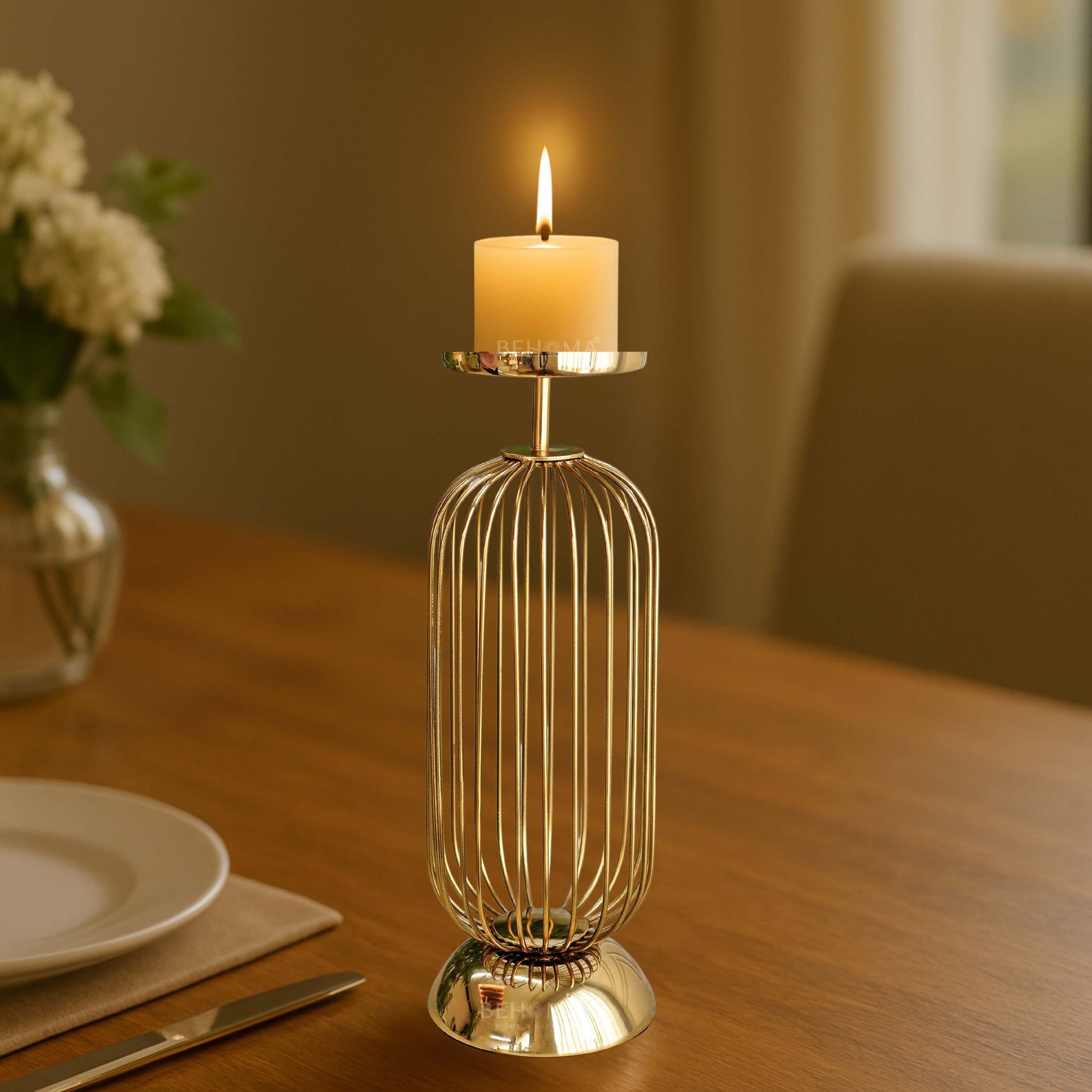 Cage Candle Holder, Large