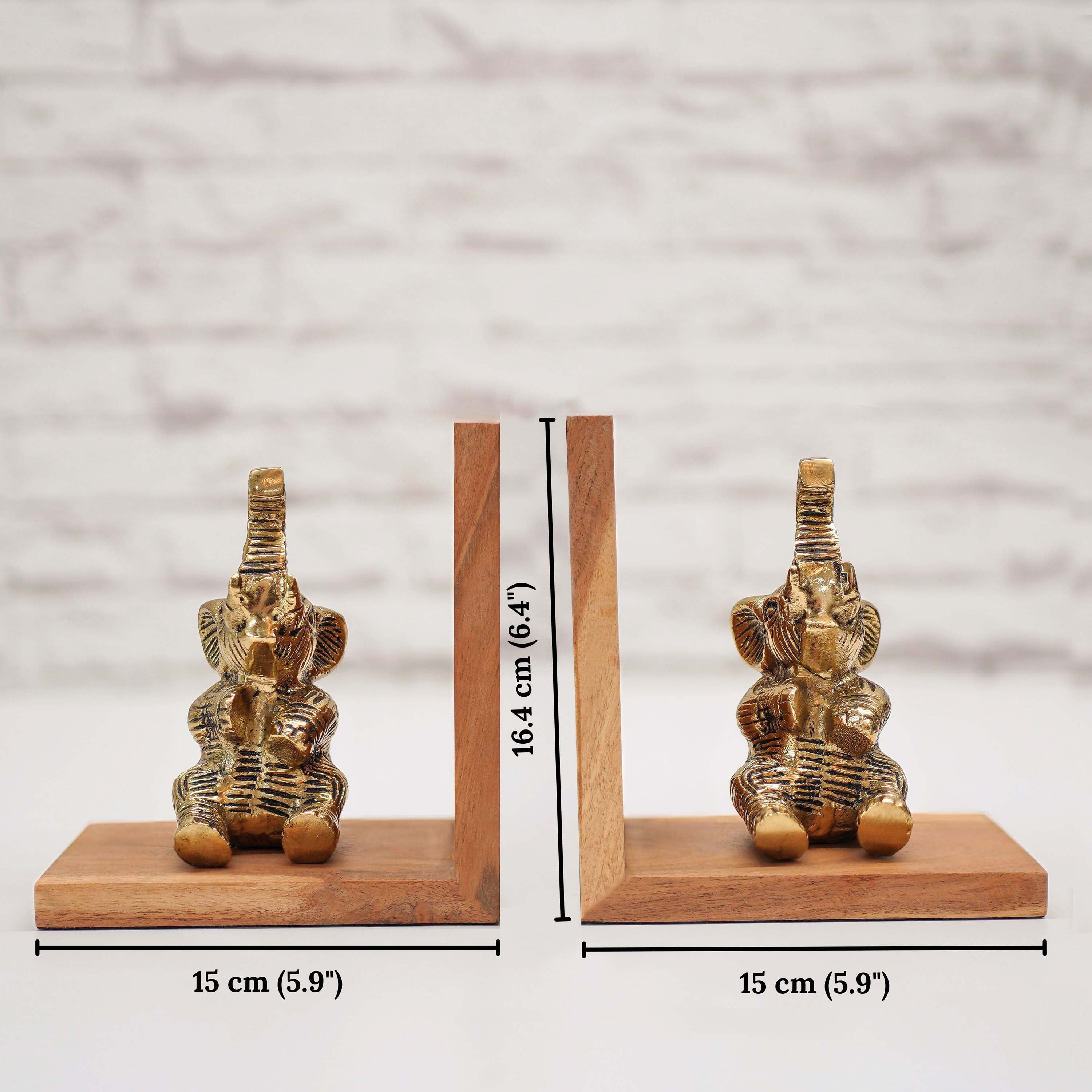 Elephant Bookends Set