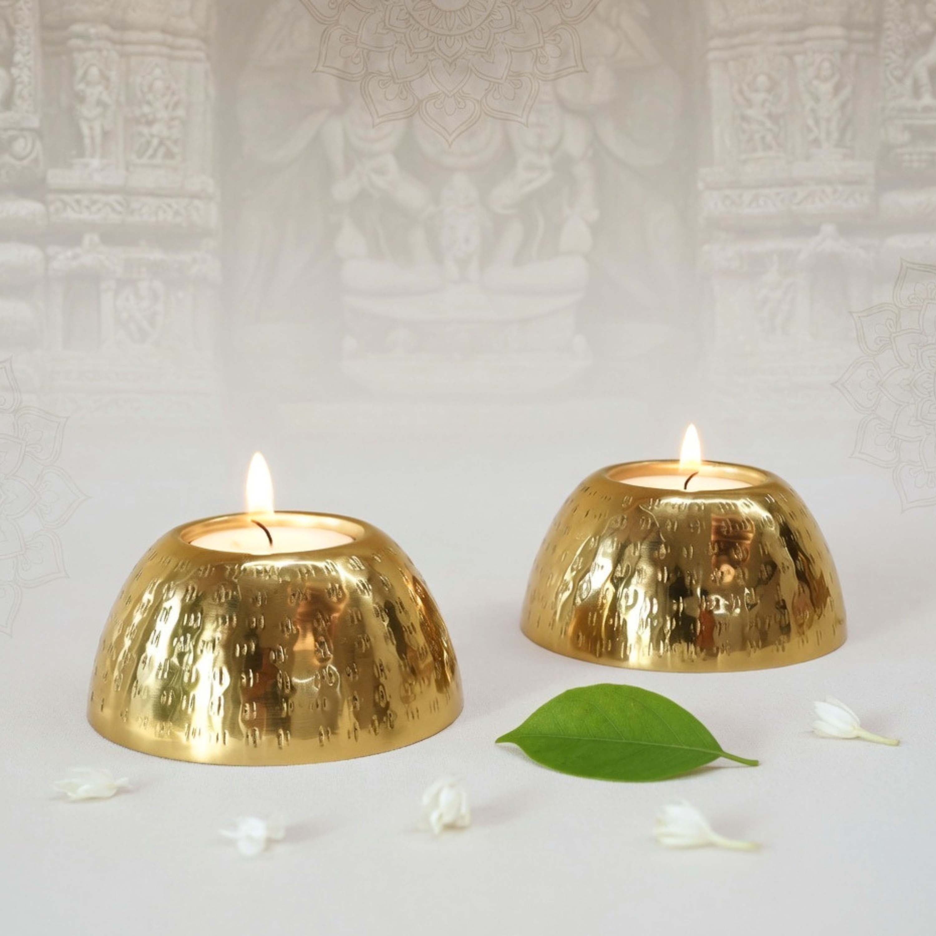 Pebble Bowl Tealight Holder, Set