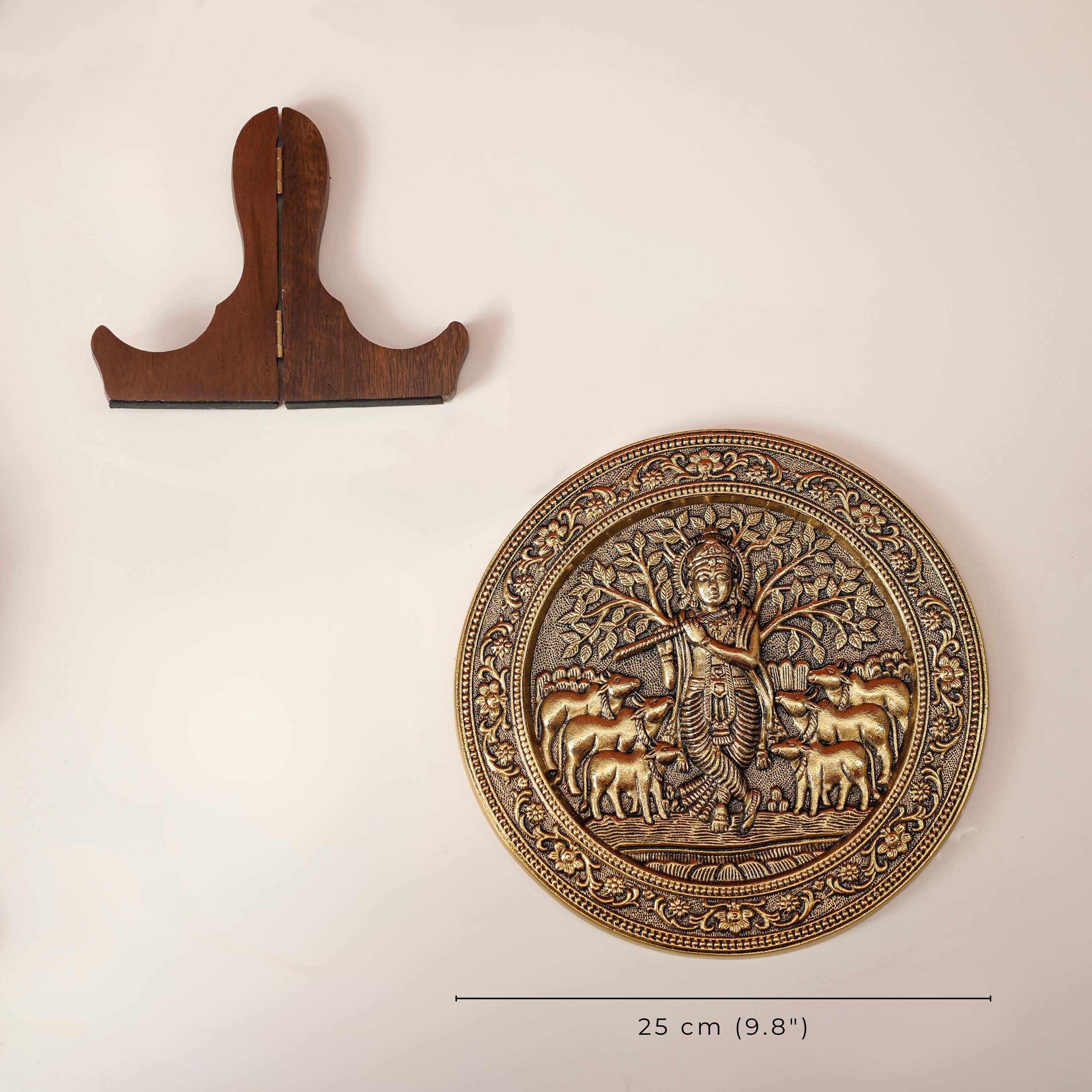 Divine Krishna Wall Plate