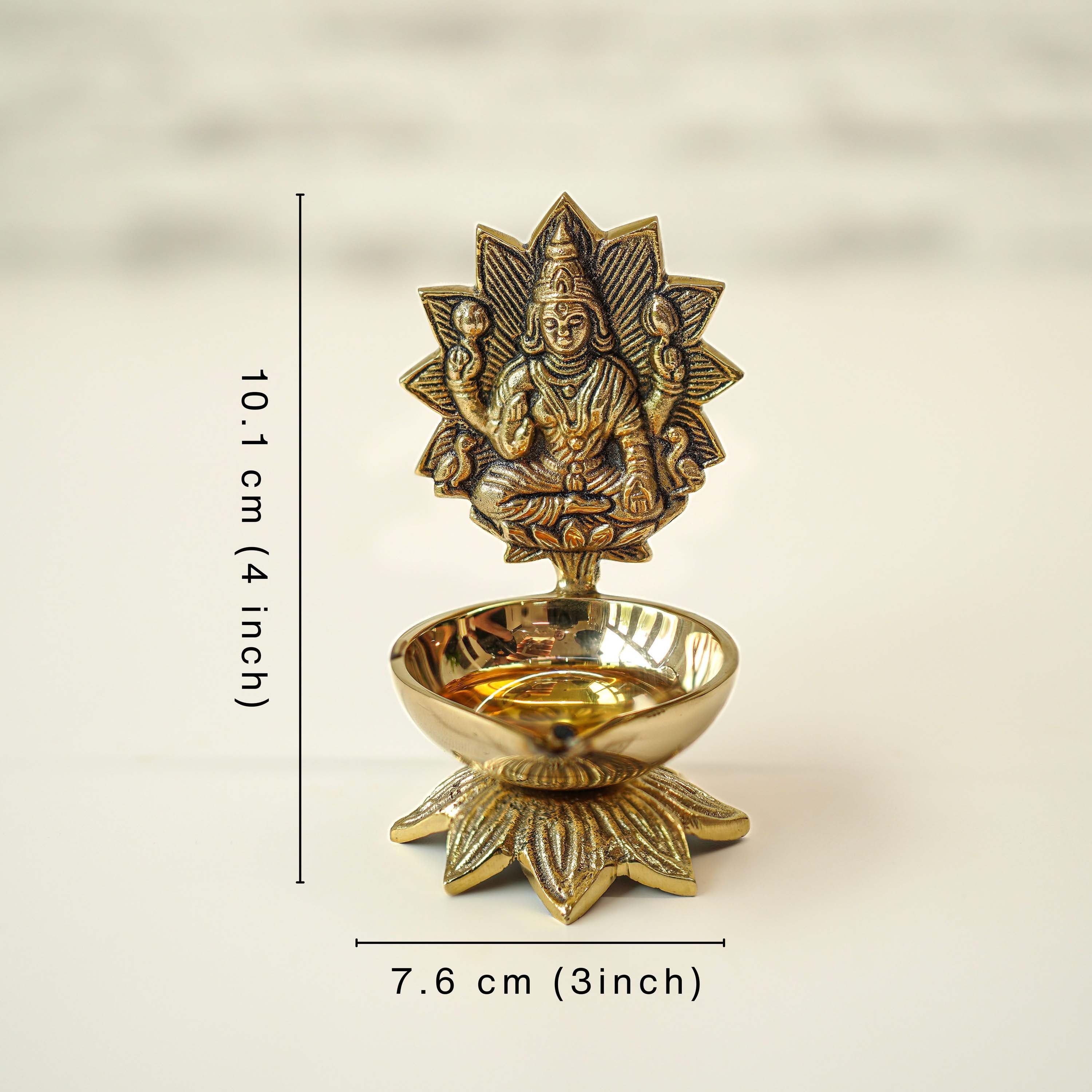 Brass Lakshmi Diya