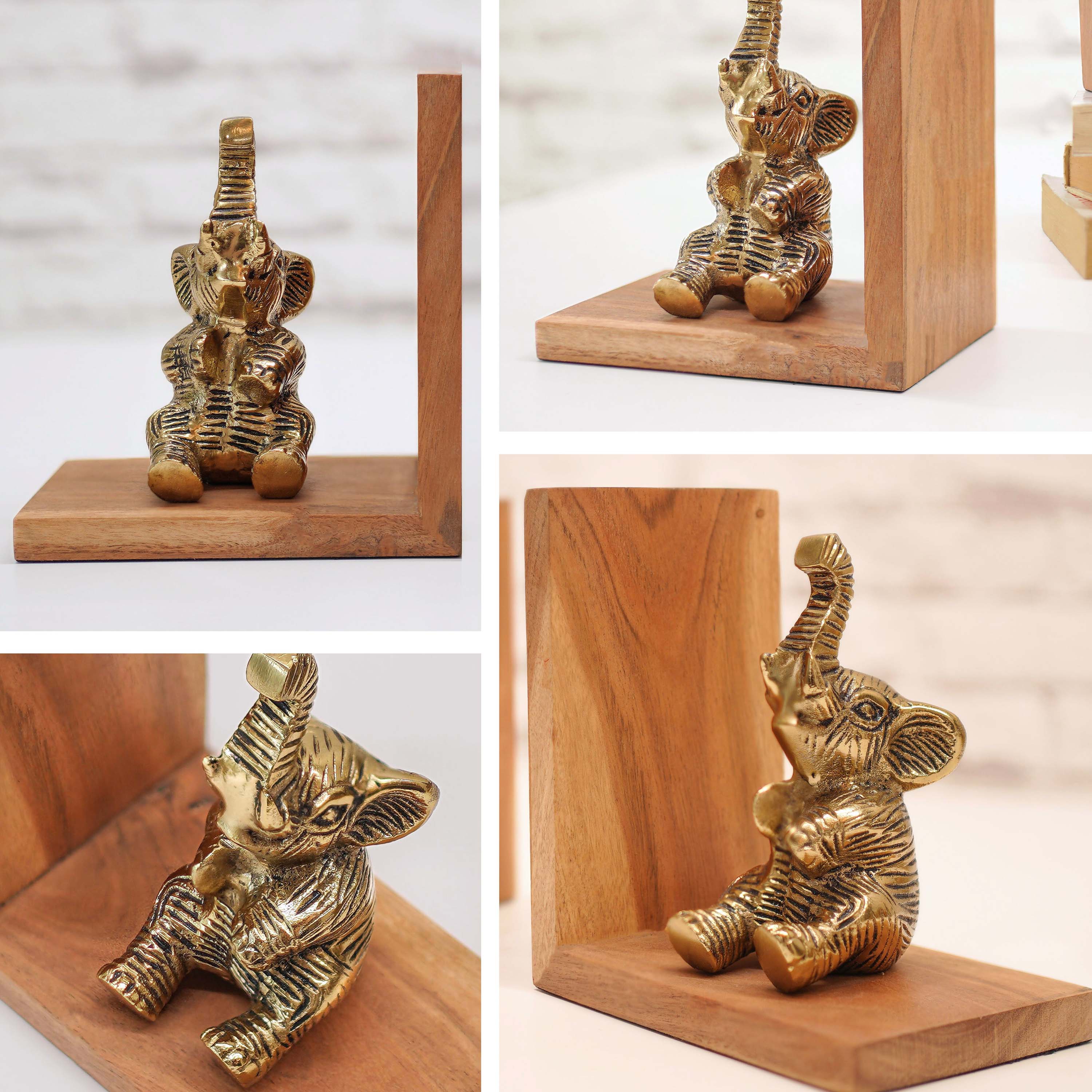 Elephant Bookends Set