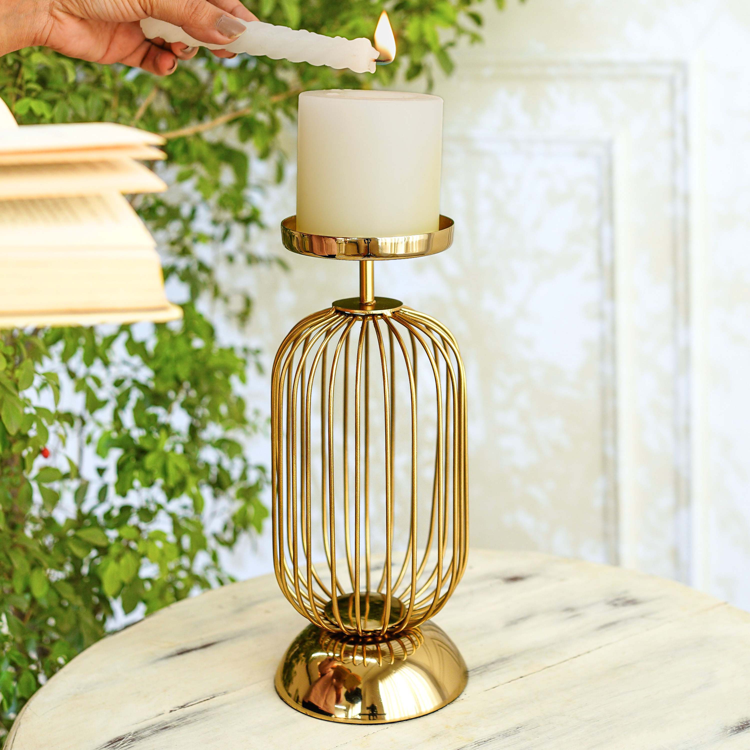 Cage Candle Holder, Small