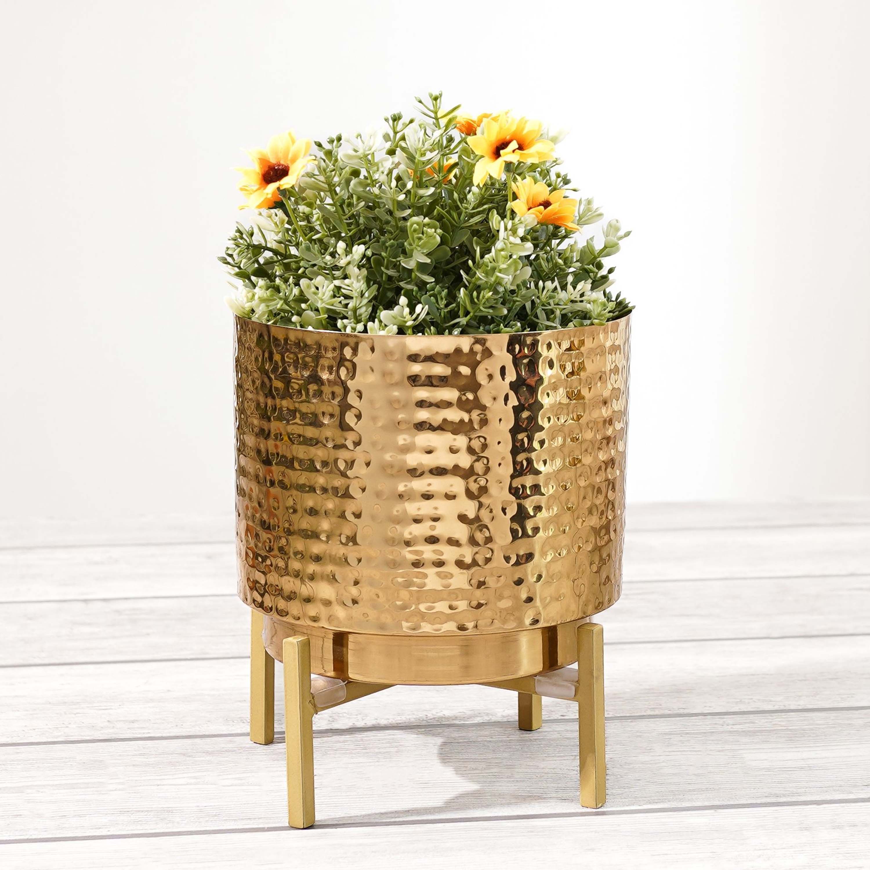 Elegance Metal Planter, Large (Planter Only)