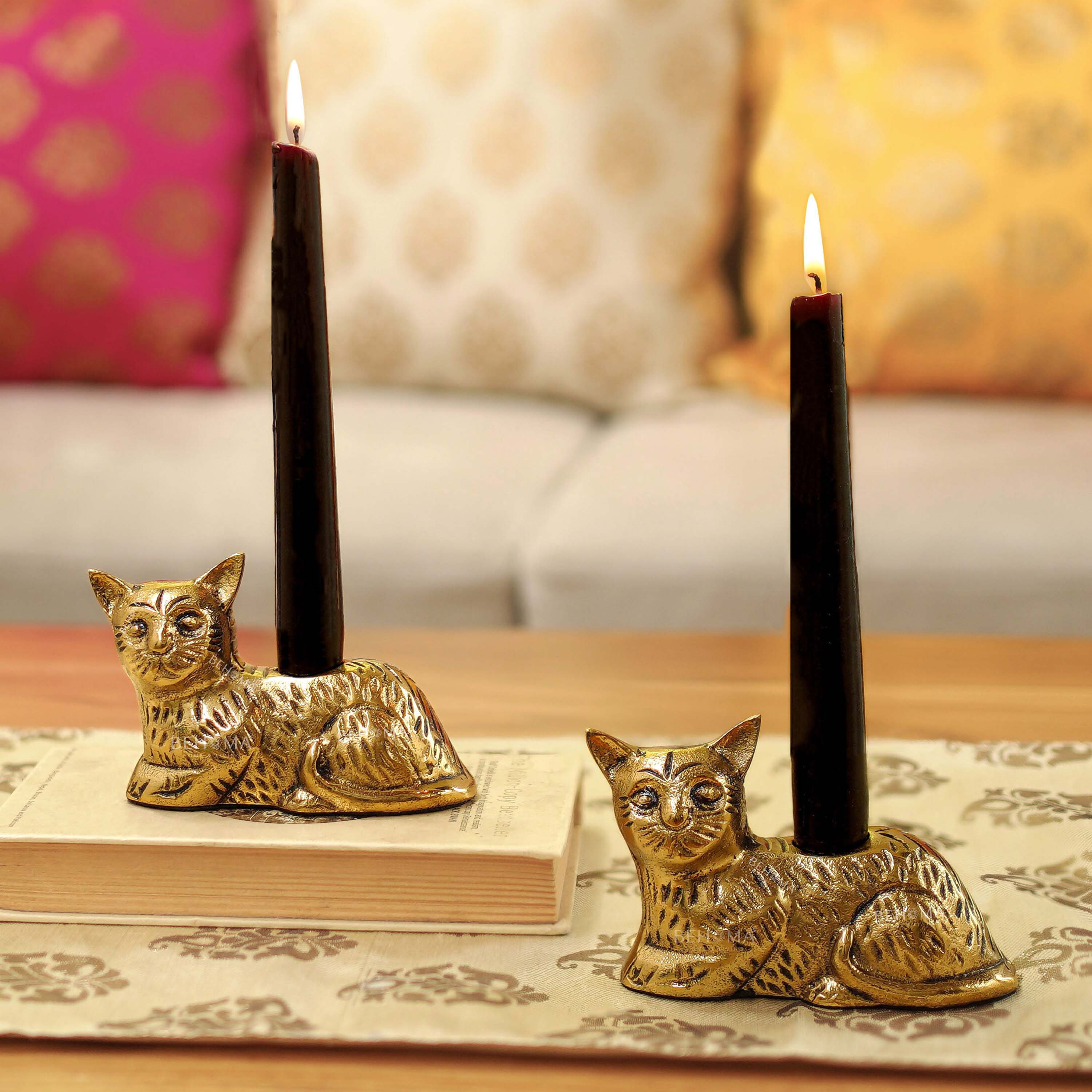 Cat Candle Holder Stand, Gift, Christmas decor, home decor, Housewarming gift, Birthday gift