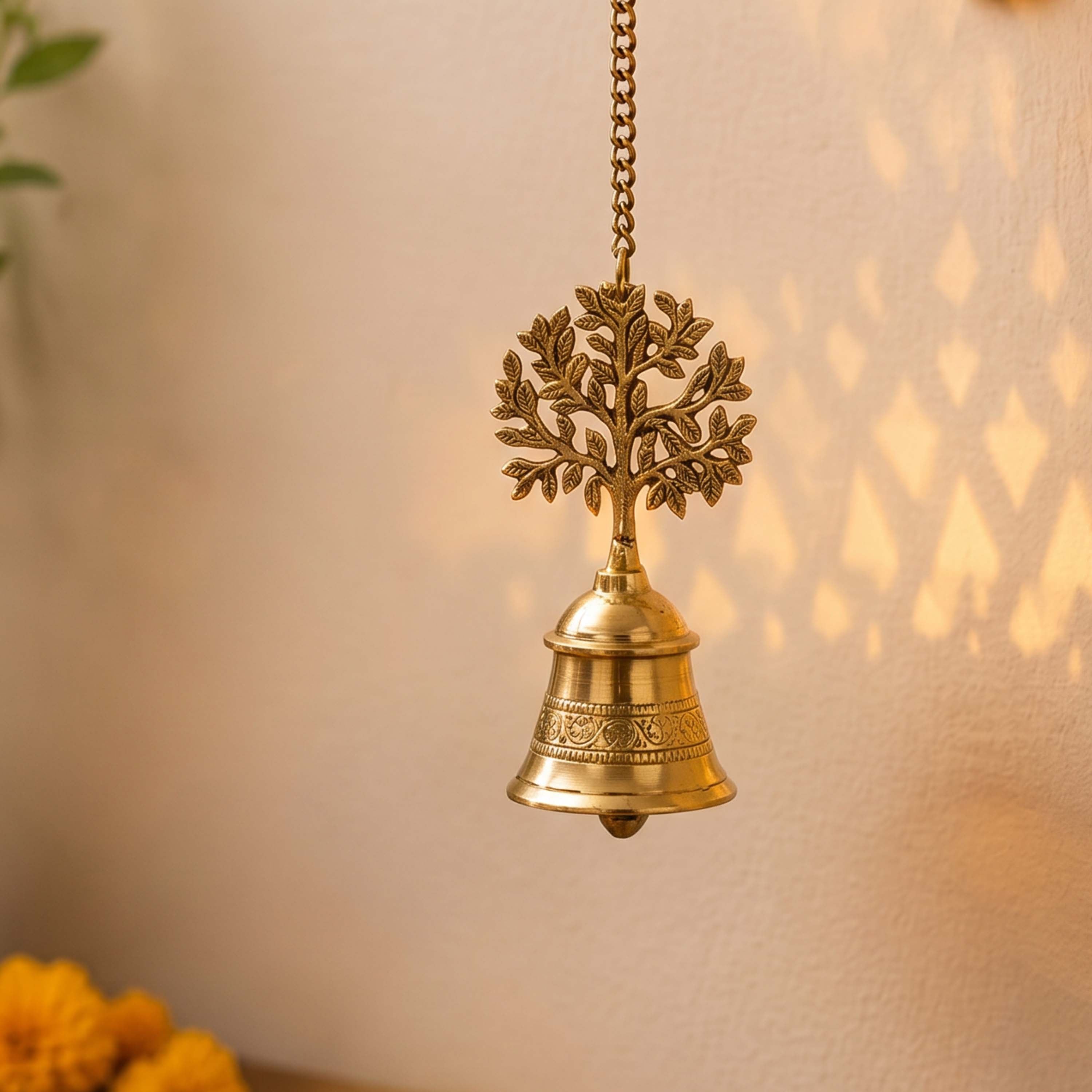 Pure Brass Kalpvriksha Hanging Bell