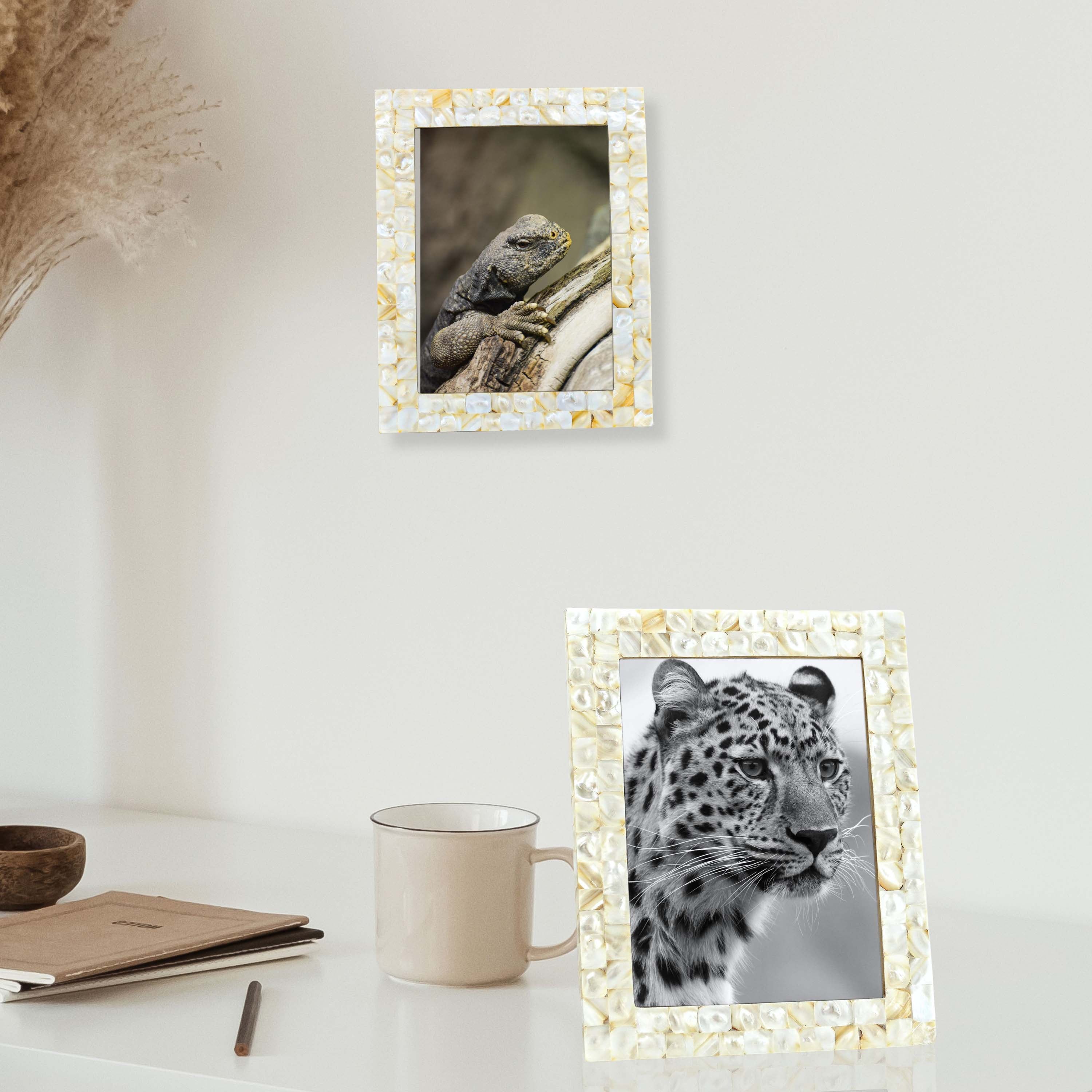 Elegant Pearl Photo Frame - 6x8