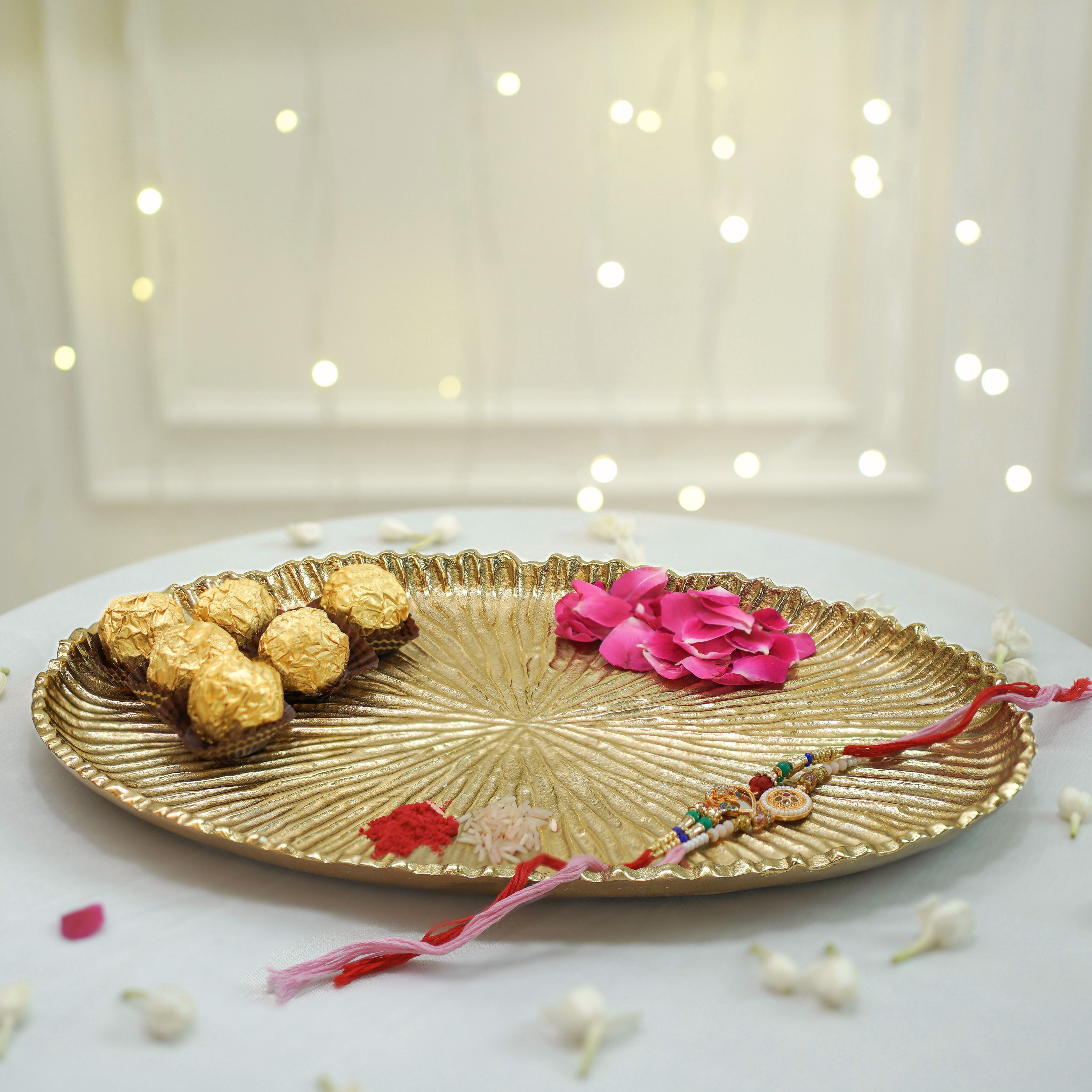 Diwali decorative tray, festive serving tray, Diwali home decor trays, Diwali Gift, Diwali Gifts, Golden Tray for diwali decor, housewarming gifts