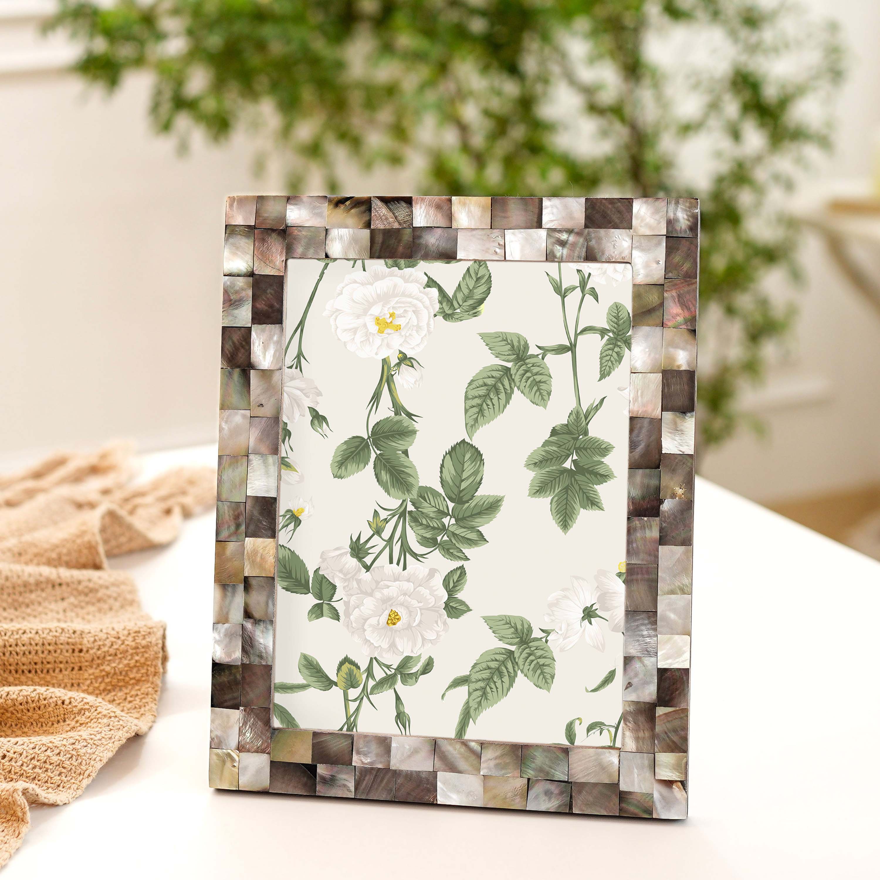 Pearl Photo Frame Black - 6x8