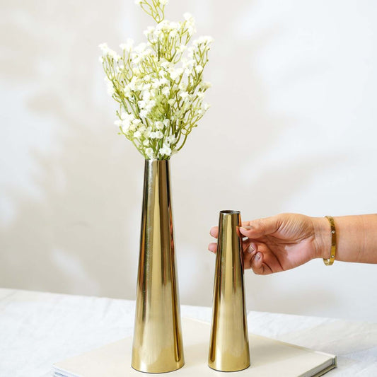 Metal Vase Set For Birthday Gift