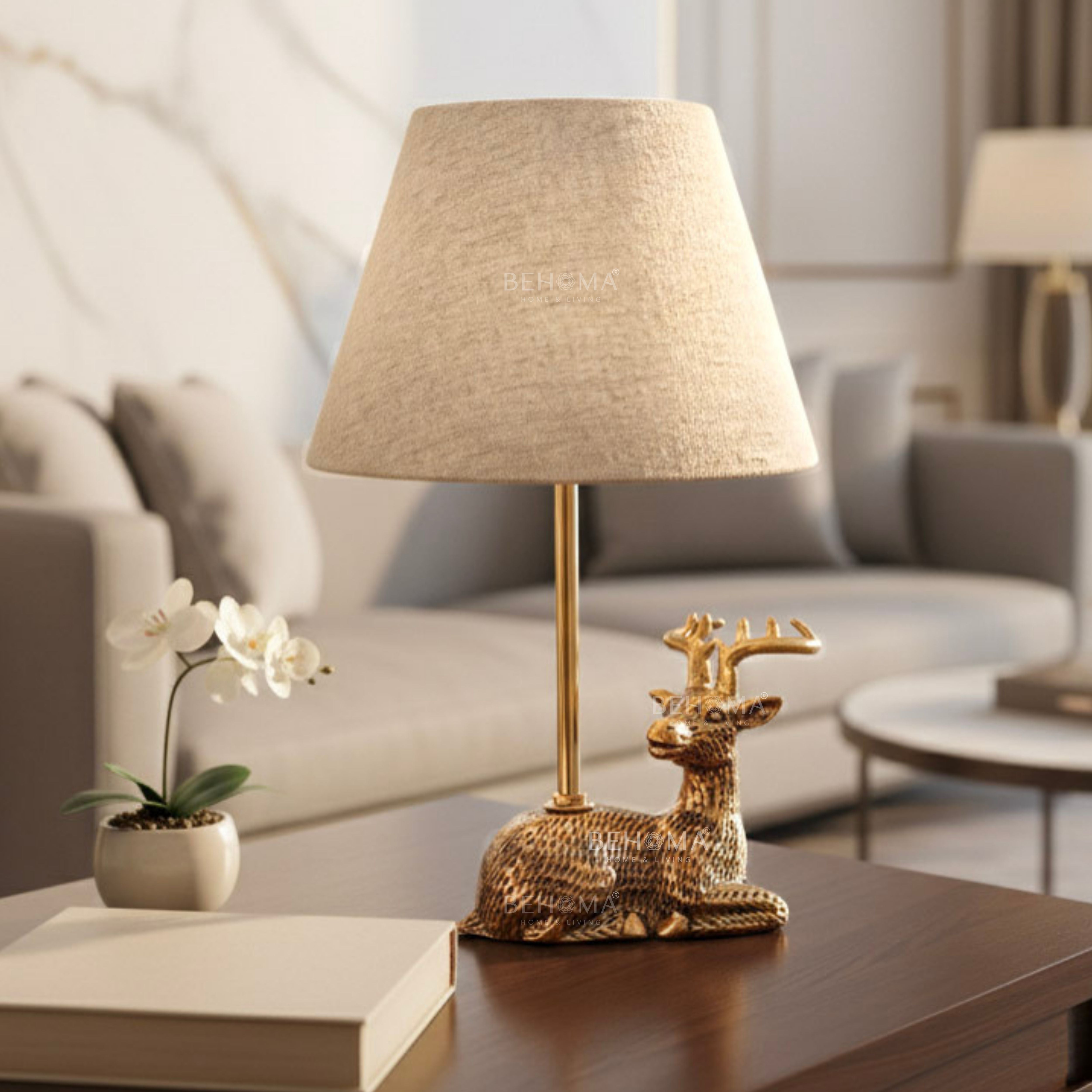 Deer Figurine Table Lamp