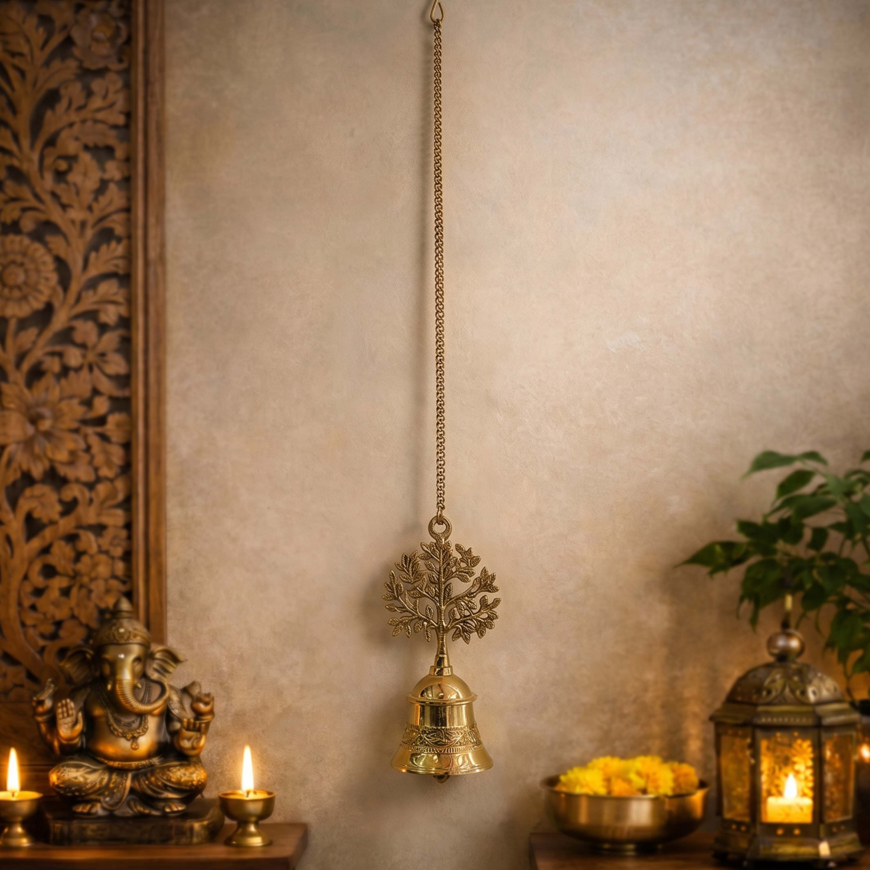 Pure Brass Kalpvriksha Hanging Bell