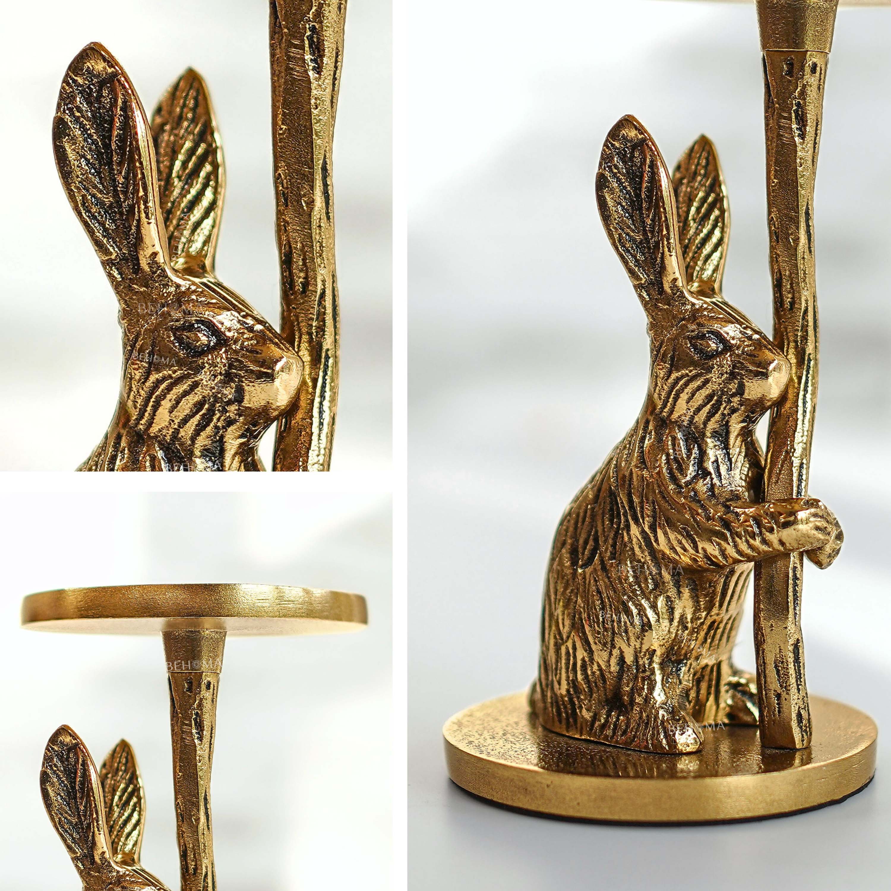 Rabbit Candle Holder, Gift, Gift for her, Christmas decor, Birthday gift, Table decor , Candle Stand