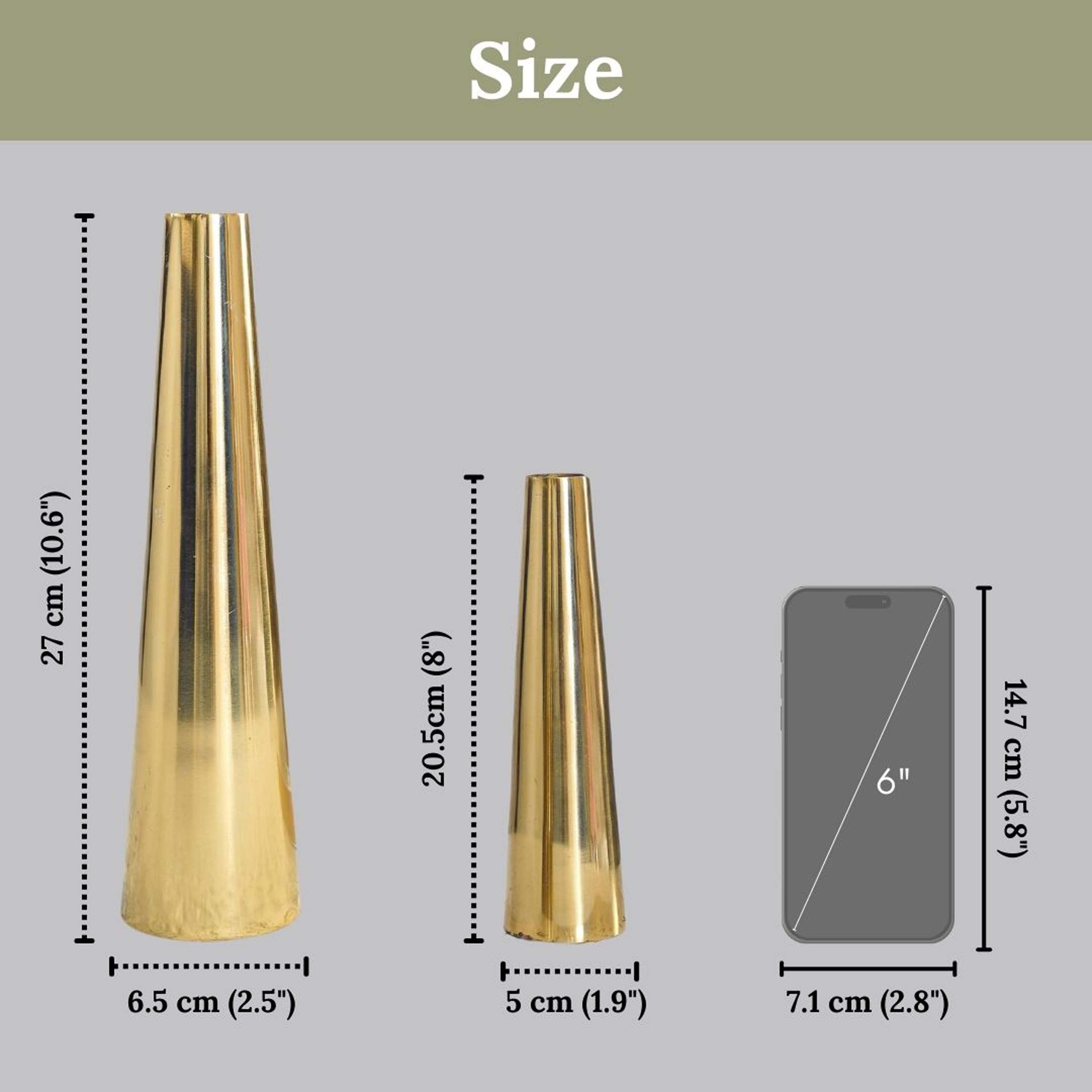 Metal Vase Set For Birthday Gift