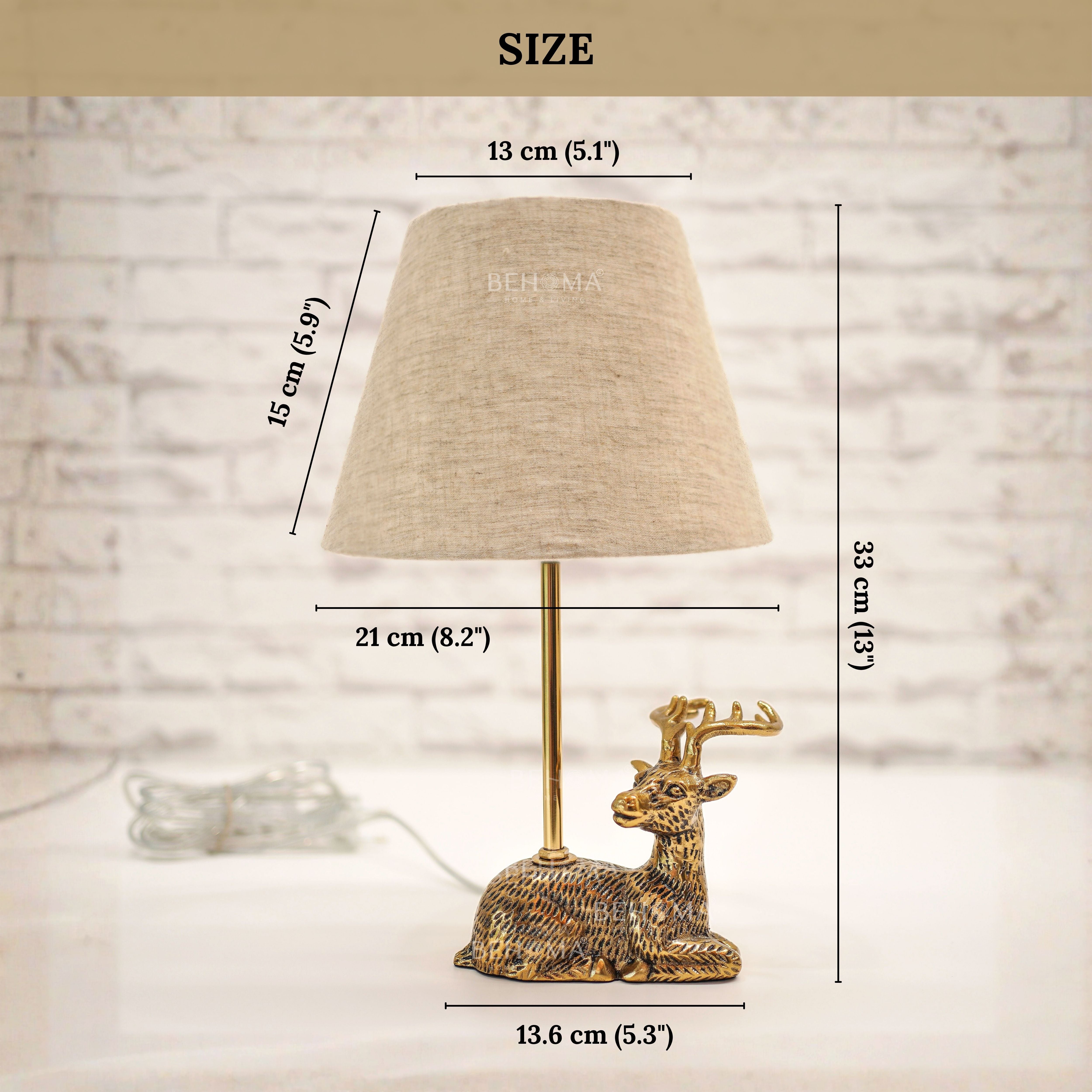 Deer Figurine Table Lamp