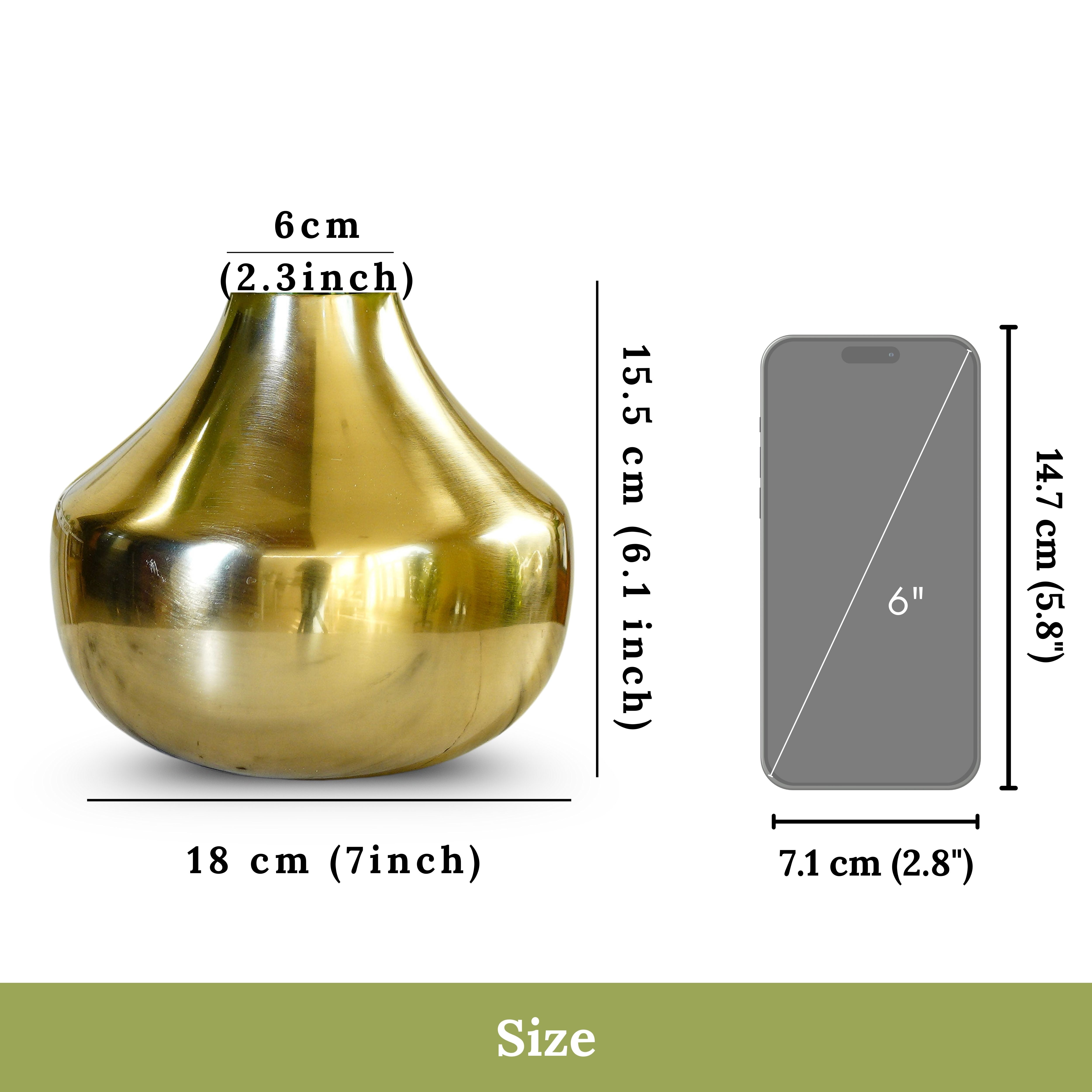 Metal Vase, Birthday Gift, Mother's day gift