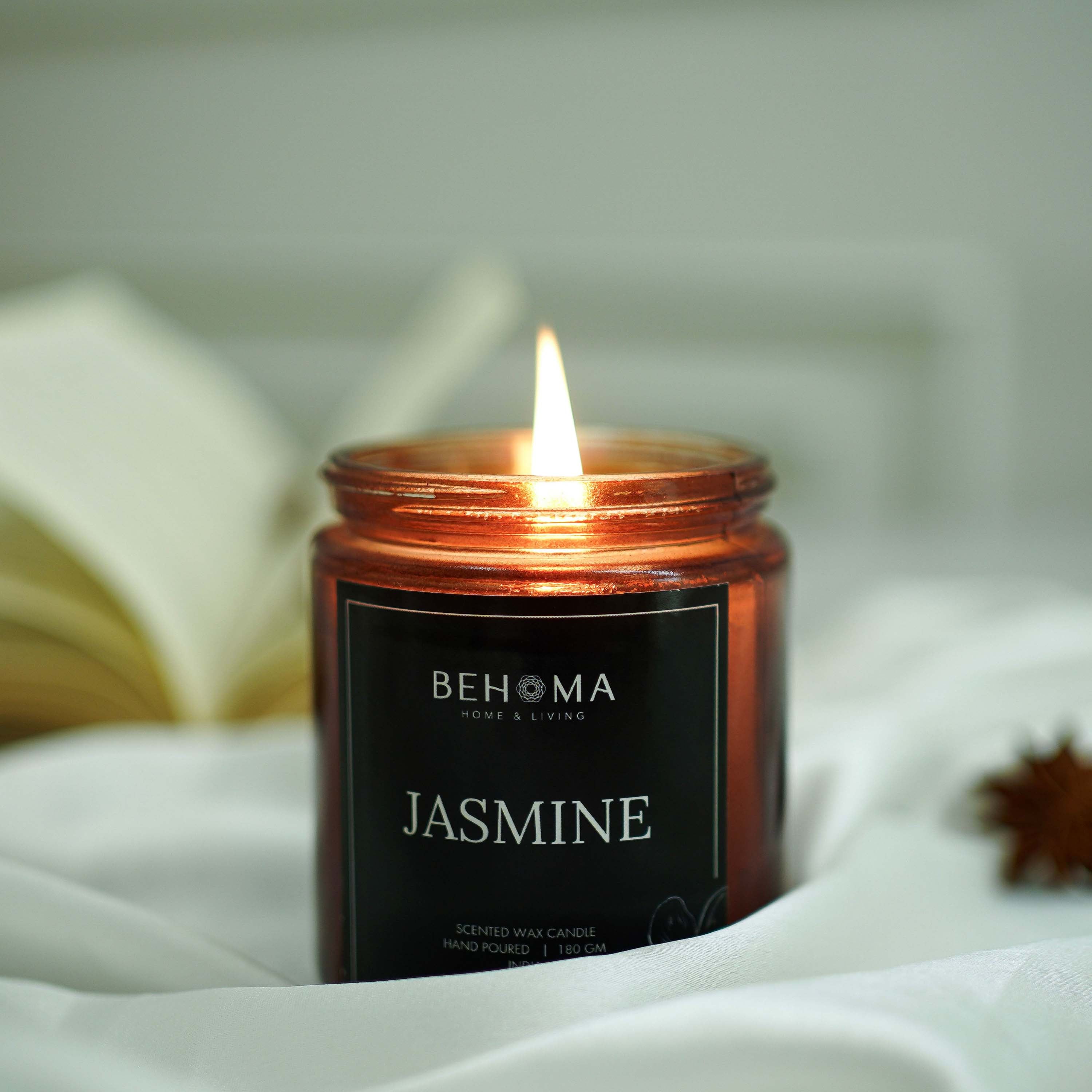Jasmine Scented Jar Candle