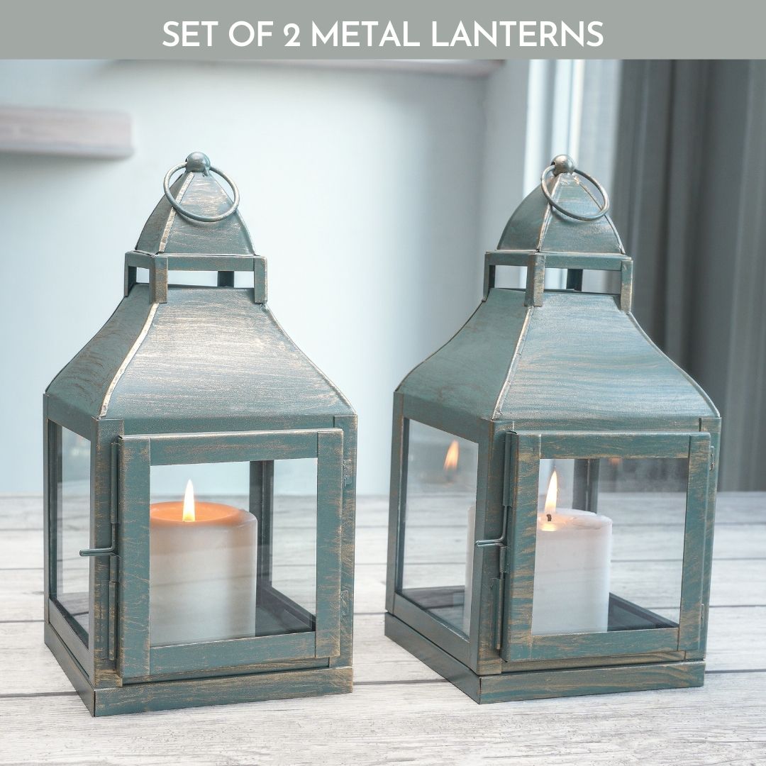 Metal Lantern Set of 2