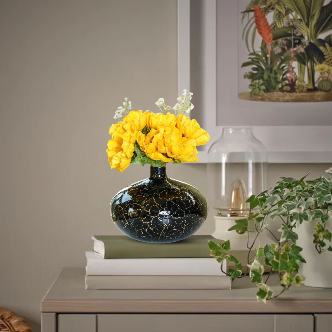 Metal Flower Vase, Mother's Day Gift, Birthday gift