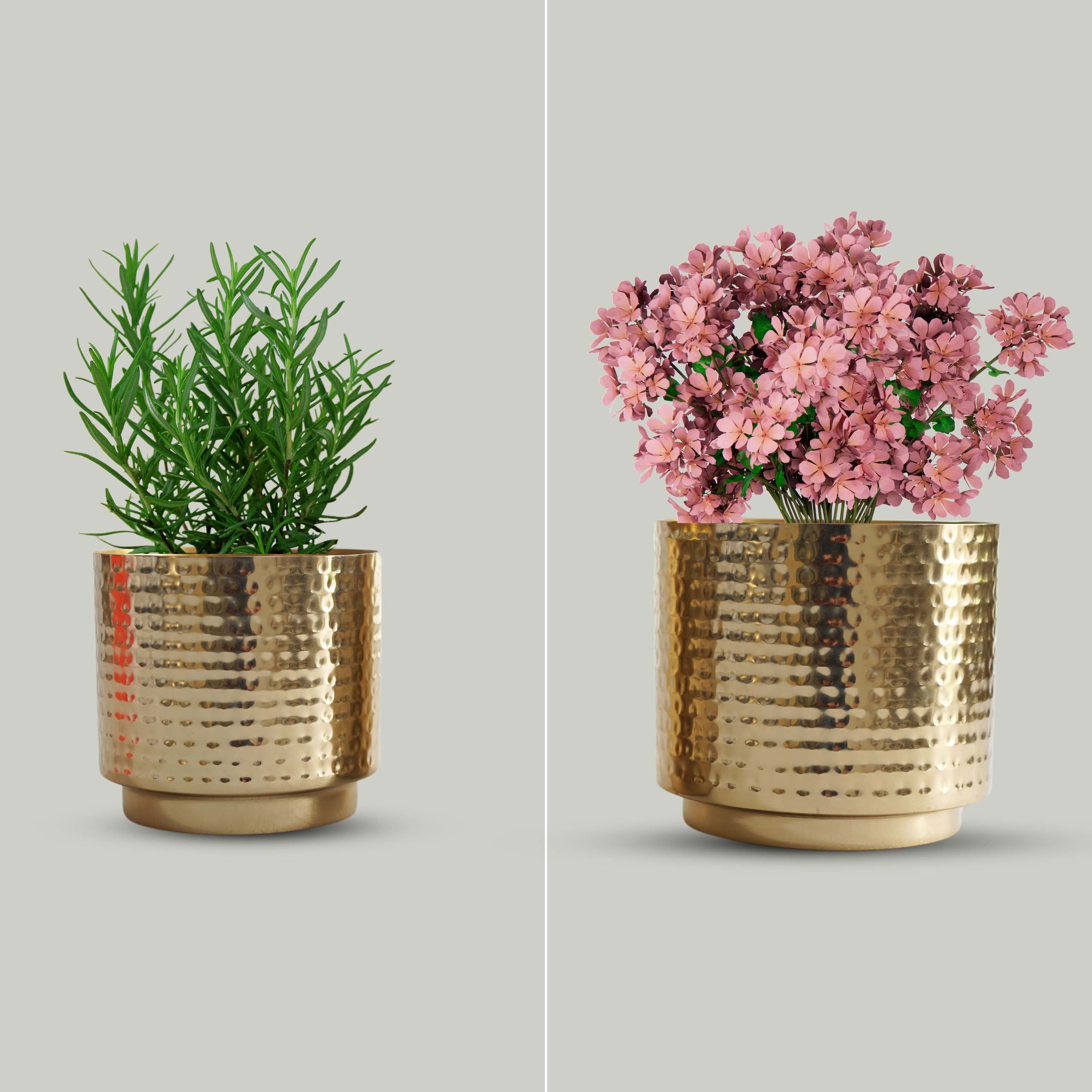 Table-top Metal Planter Set of 2 (Pot Only)