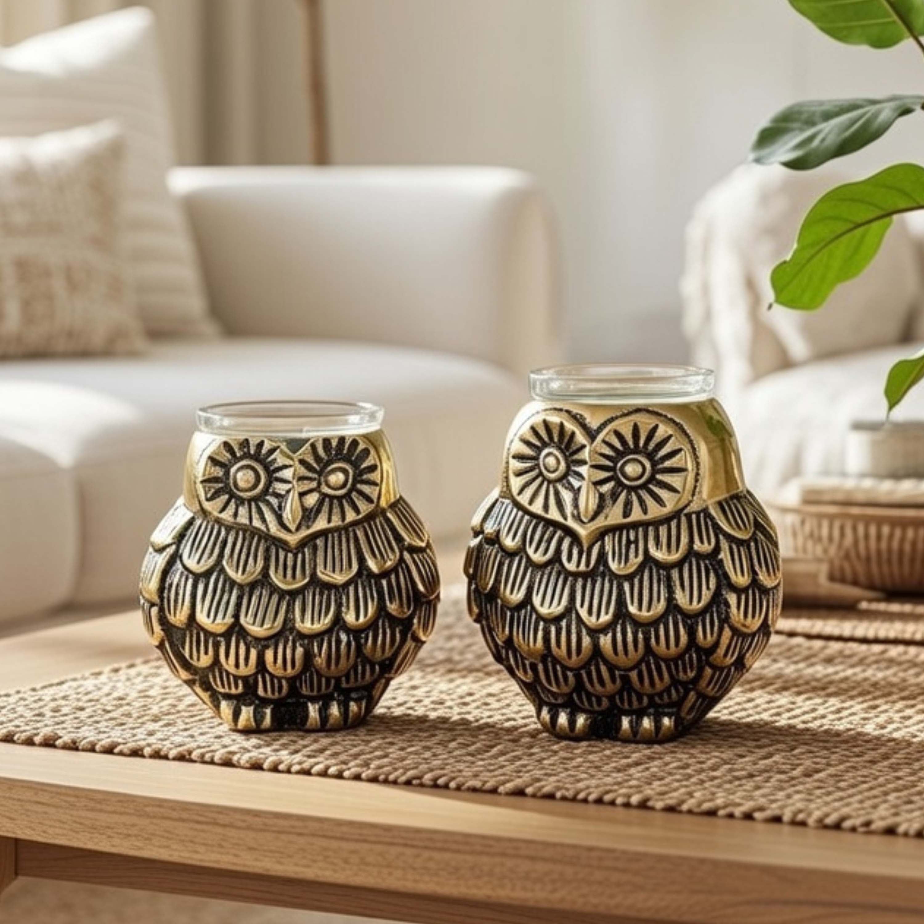 Owl Candle Holders