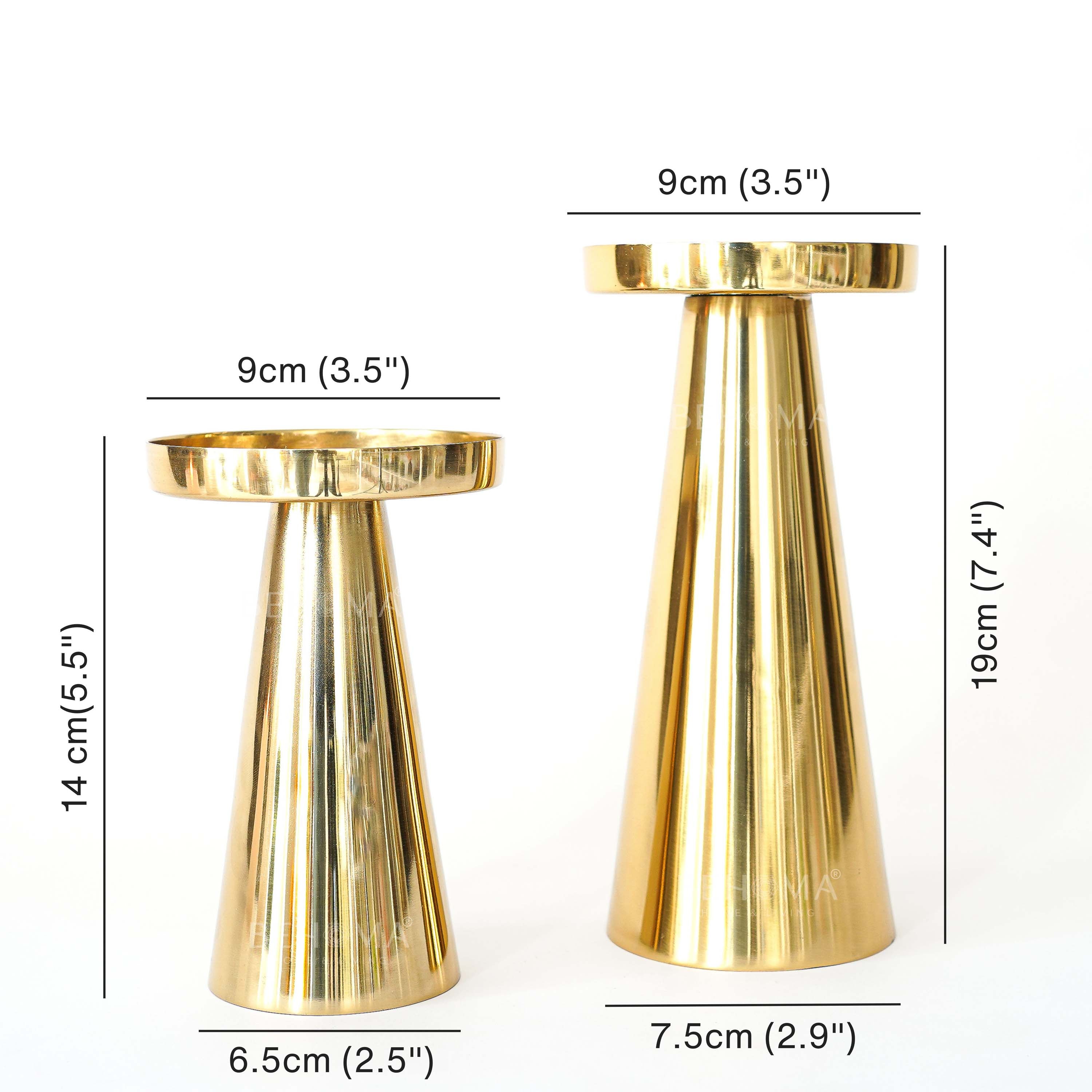 Metal Candle Holder Set