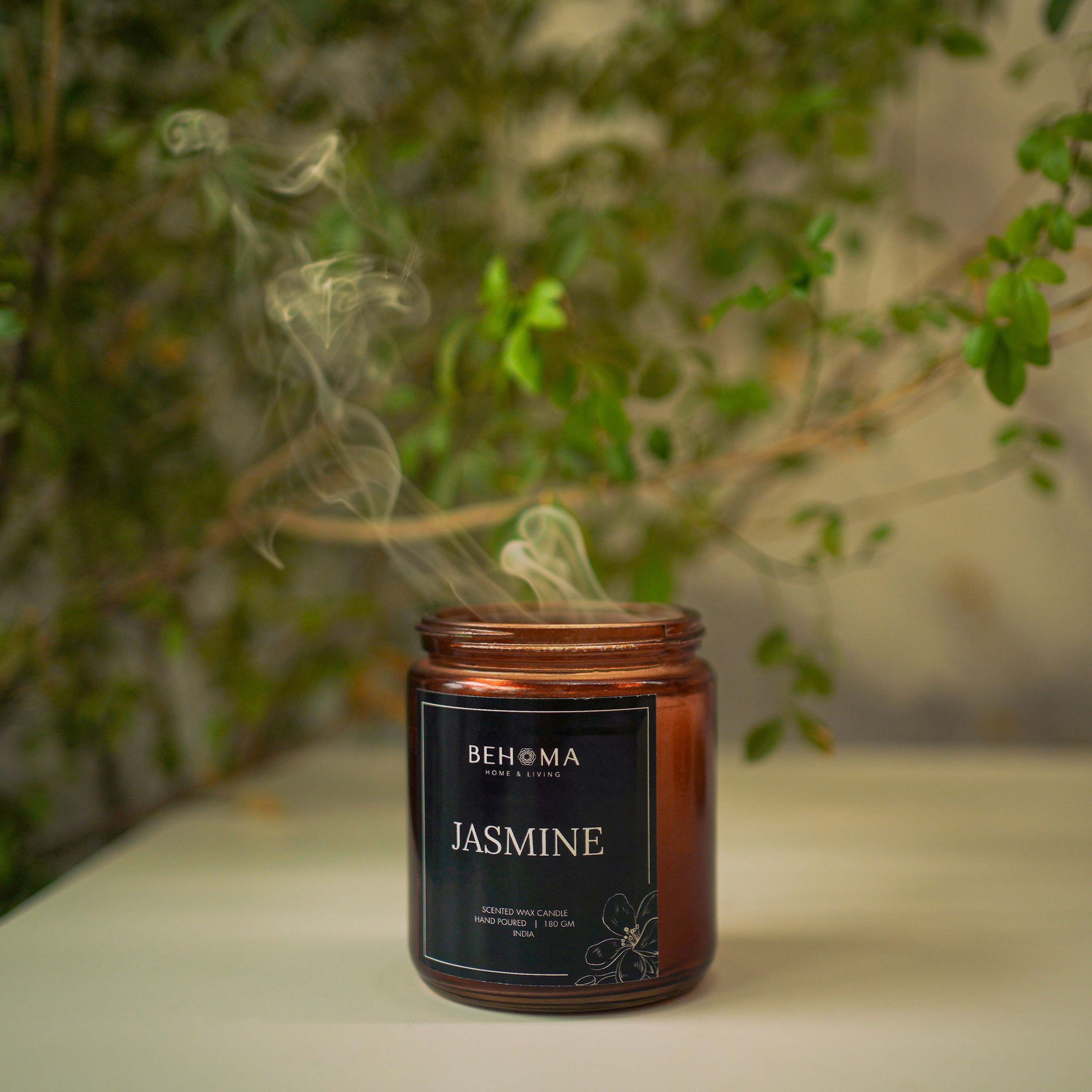 Jasmine Scented Jar Candle