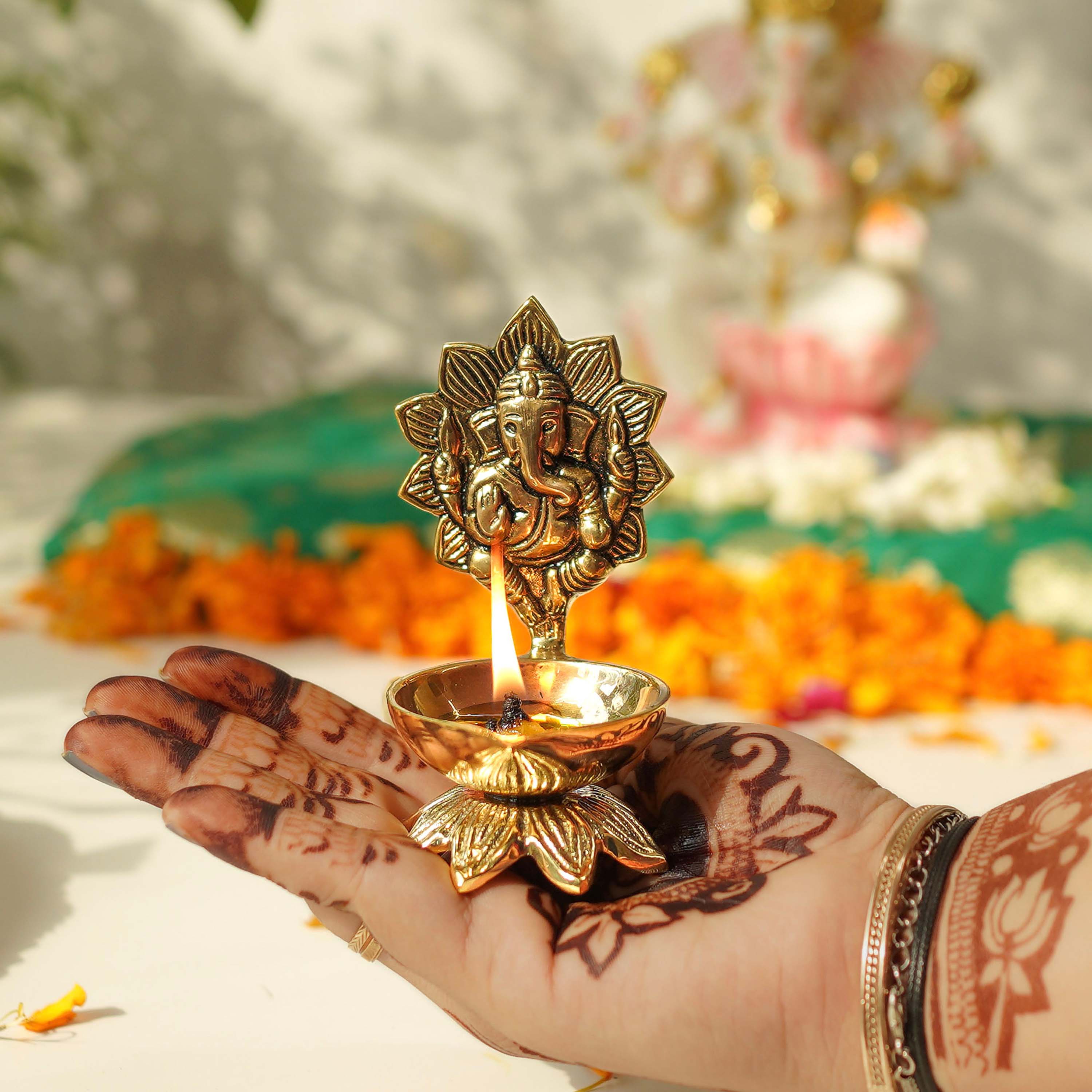 diyas decoration, Diwali Gift, Diwali Gifts, brass diyas, brass diya for gift, Diwali gifting, diyas decoration, lotus brass diya, housewarming diyas, Ganesh diya
