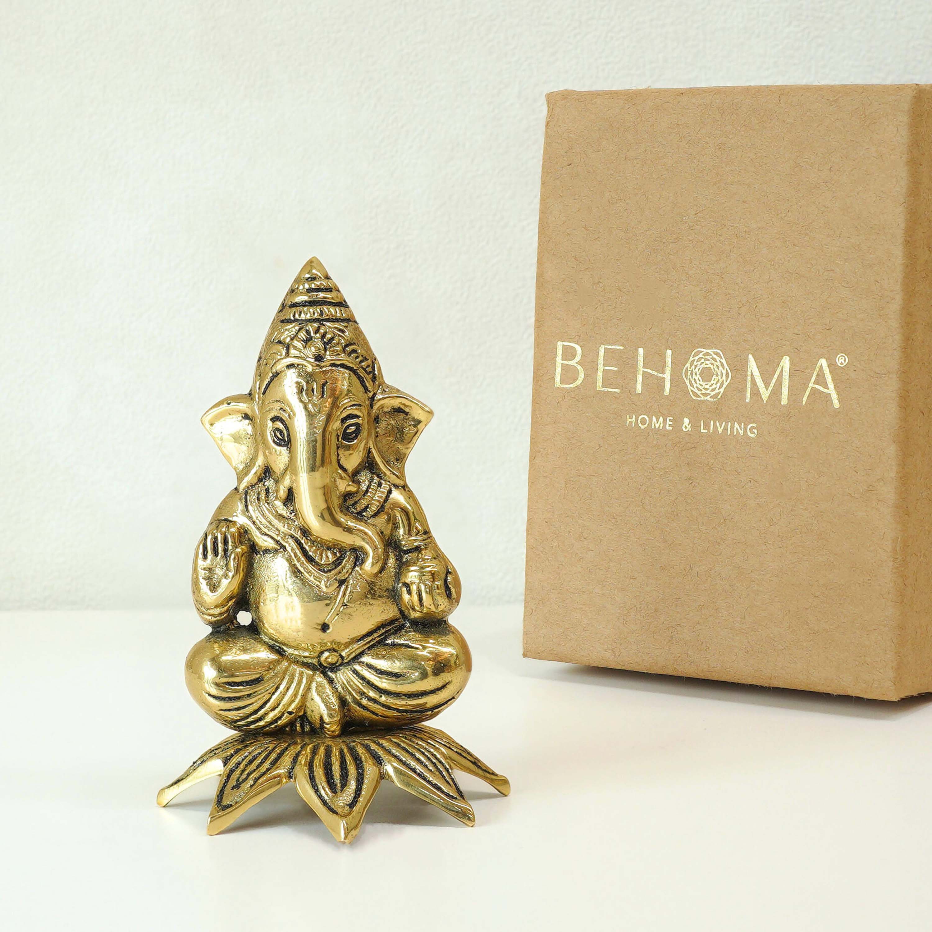 Ganesha Brass Statue