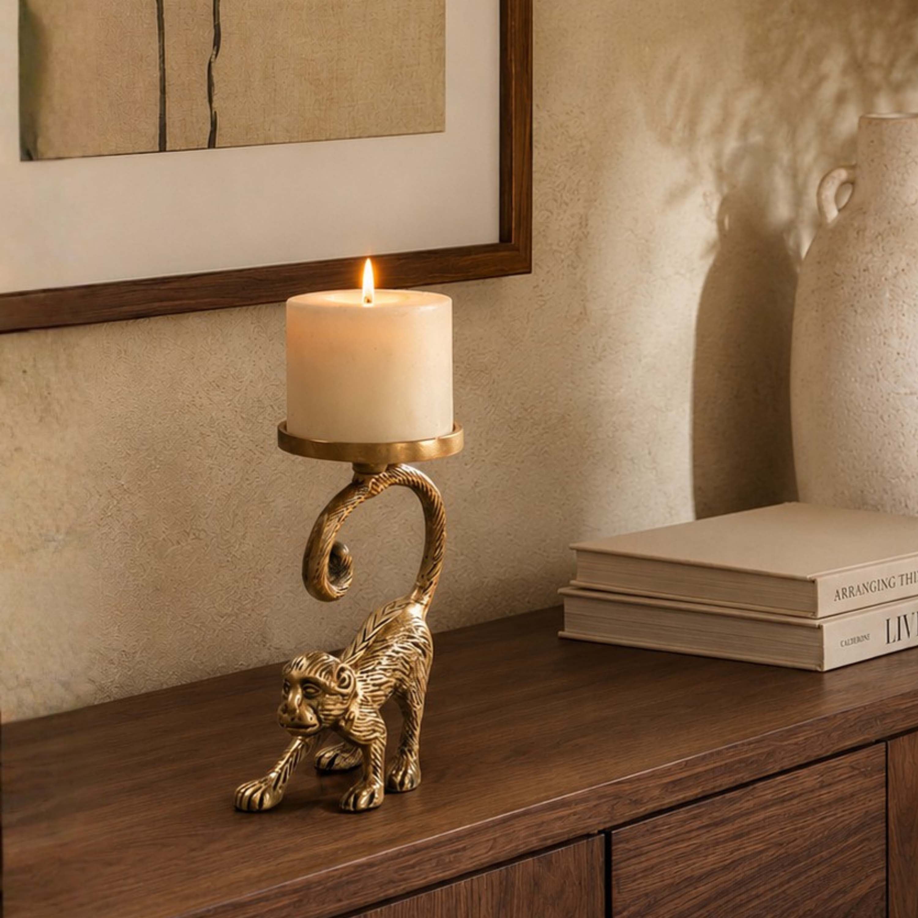Monkey Candle Holder