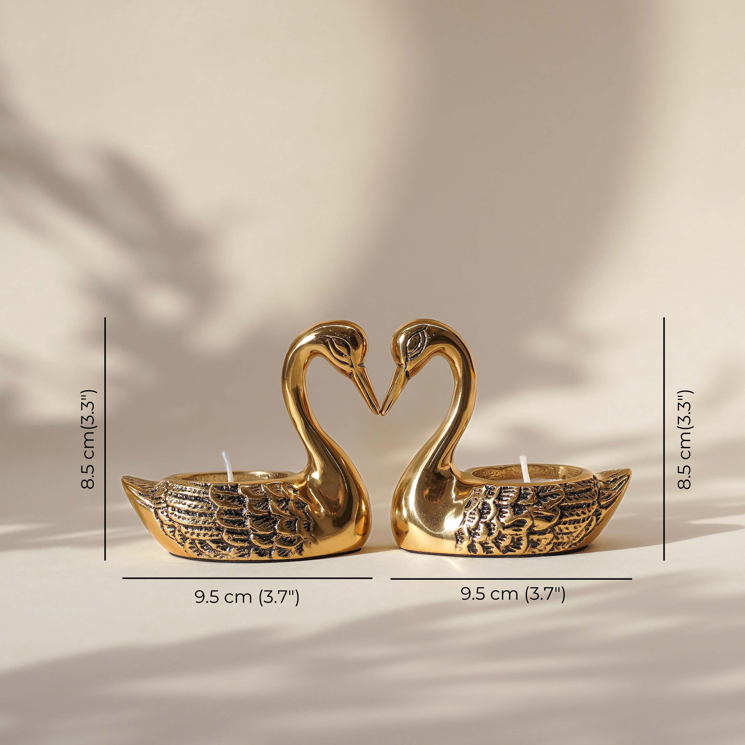 Swans Tealight Holder set