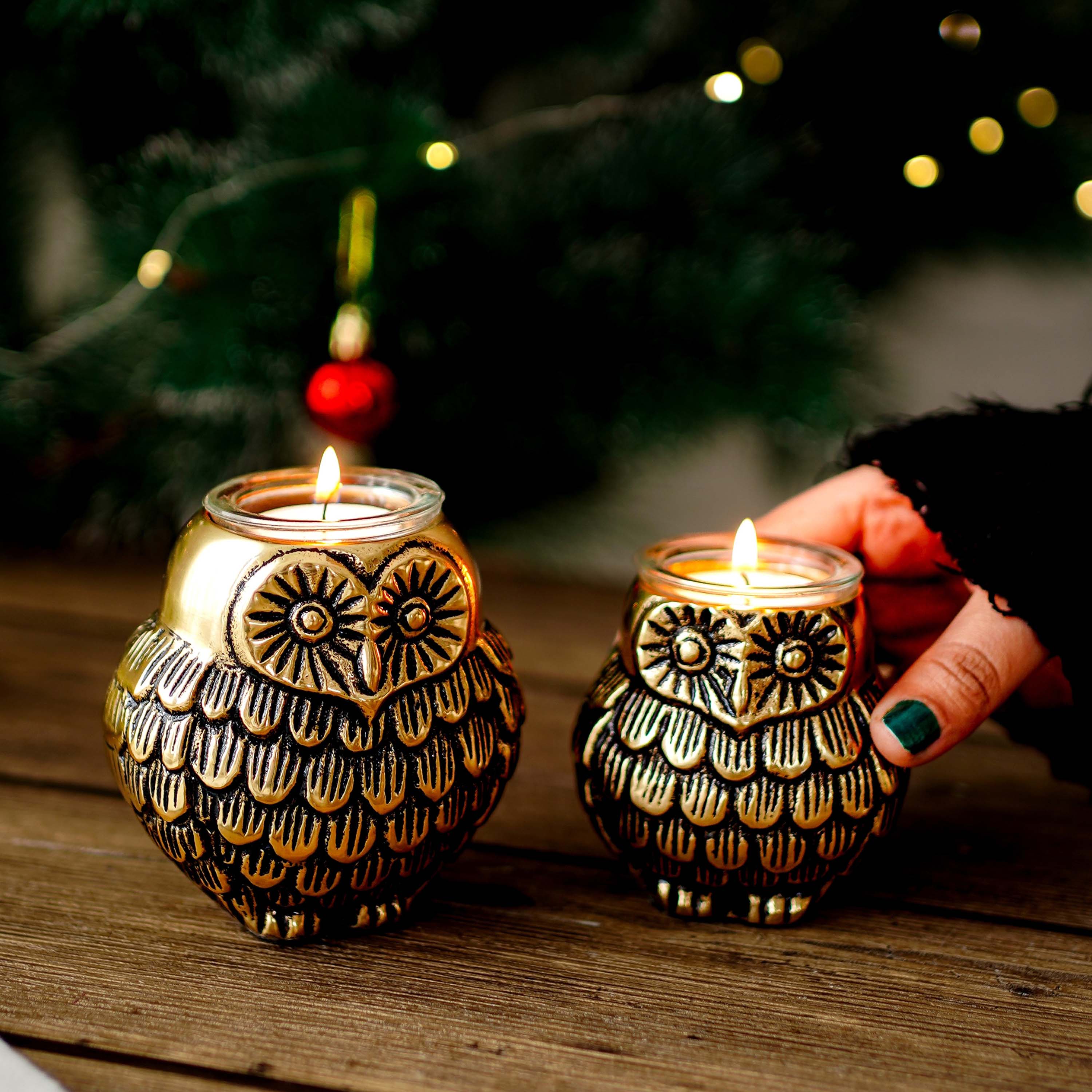 Owl Candle Holders