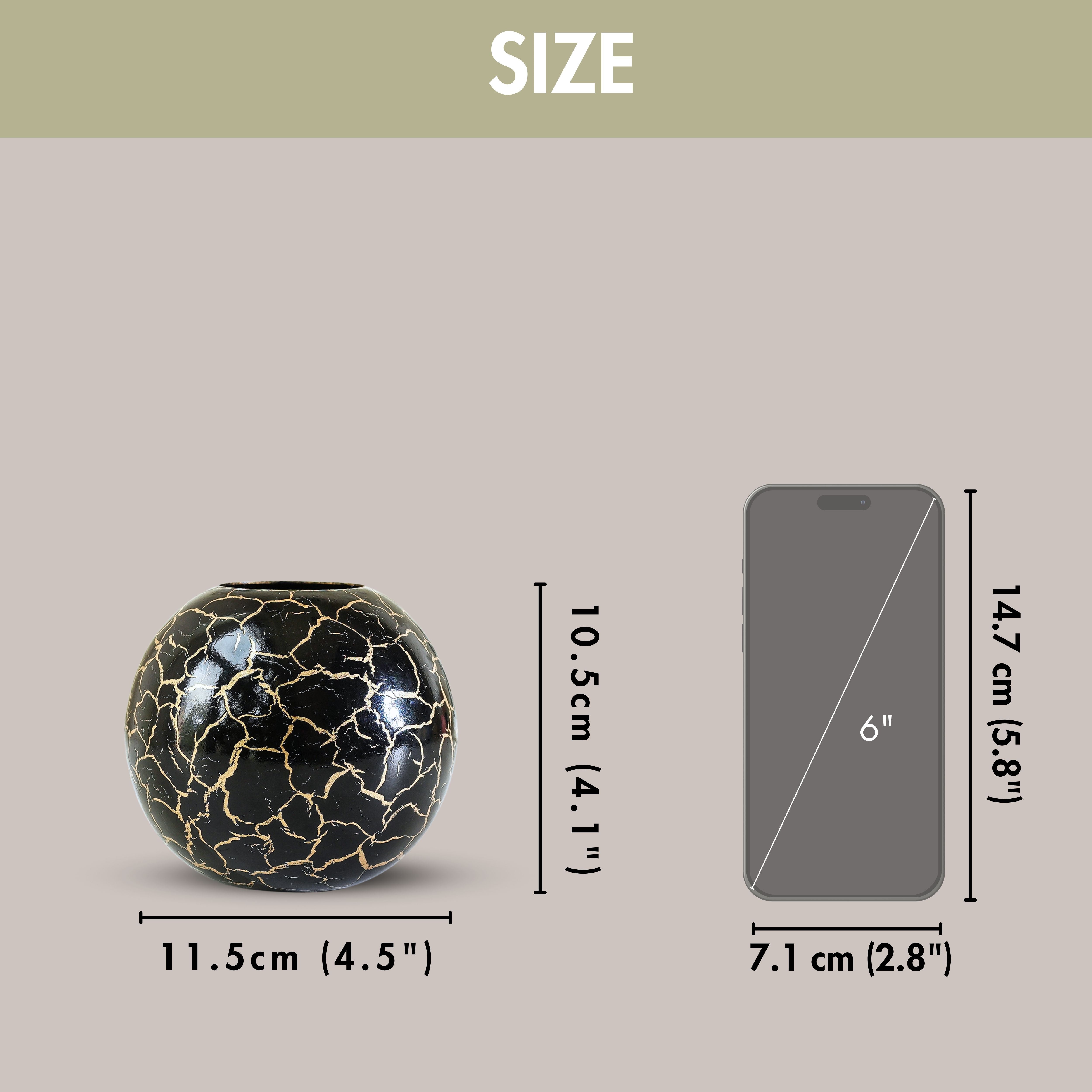 Small Ball Vase, Mothers Days gift Birthday gift