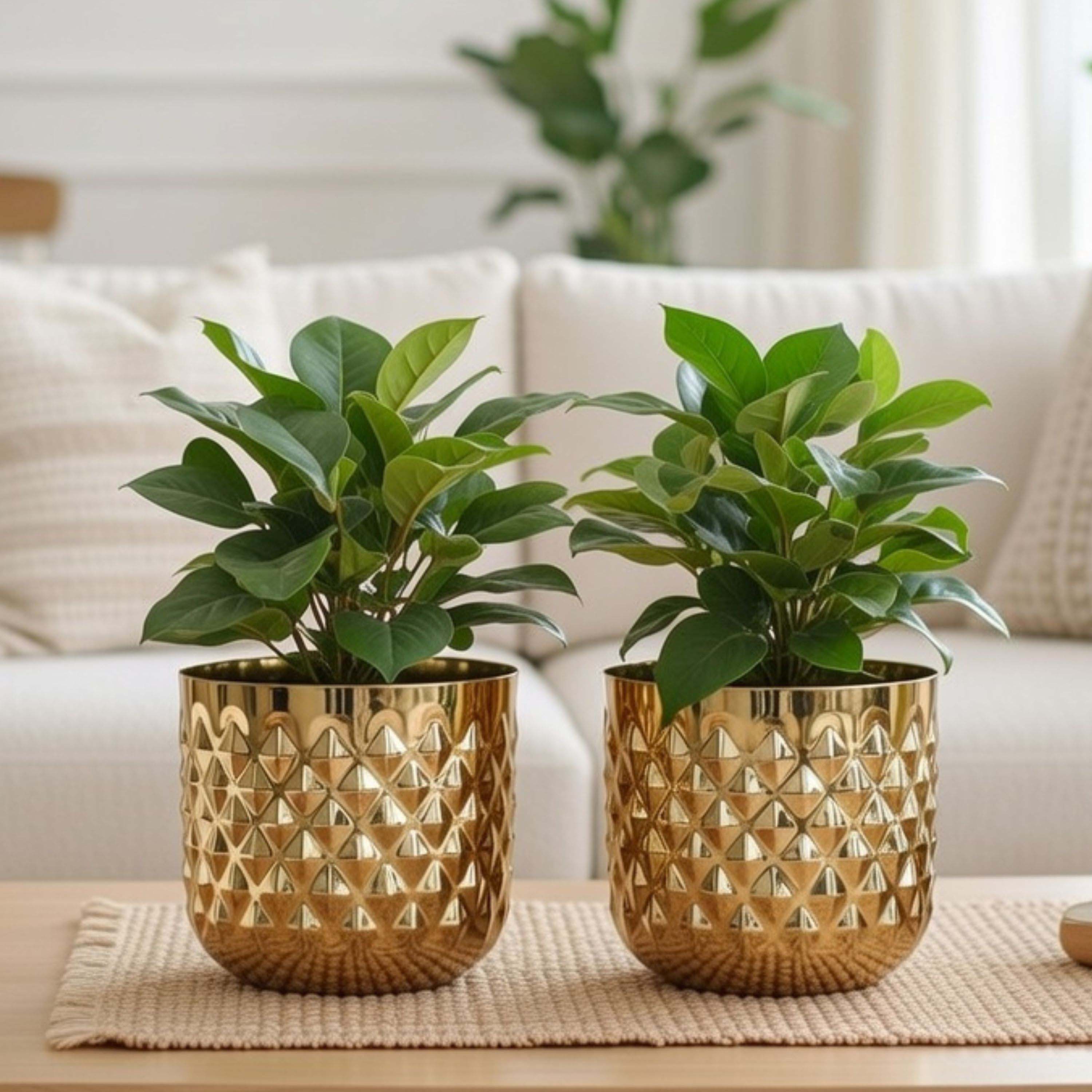 Pineapple Metal Planter, Set (Pot Only)