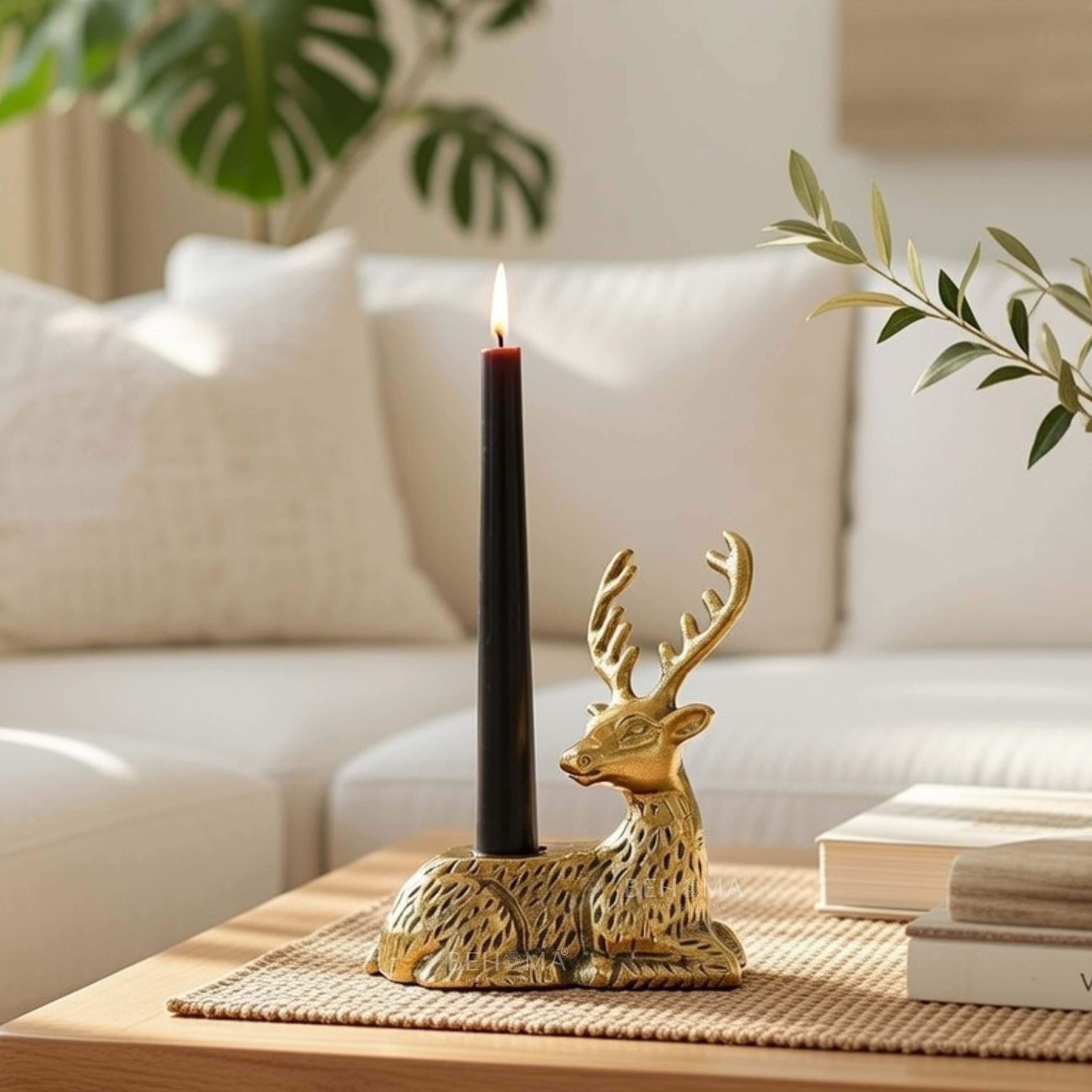 Deer Candle Holder