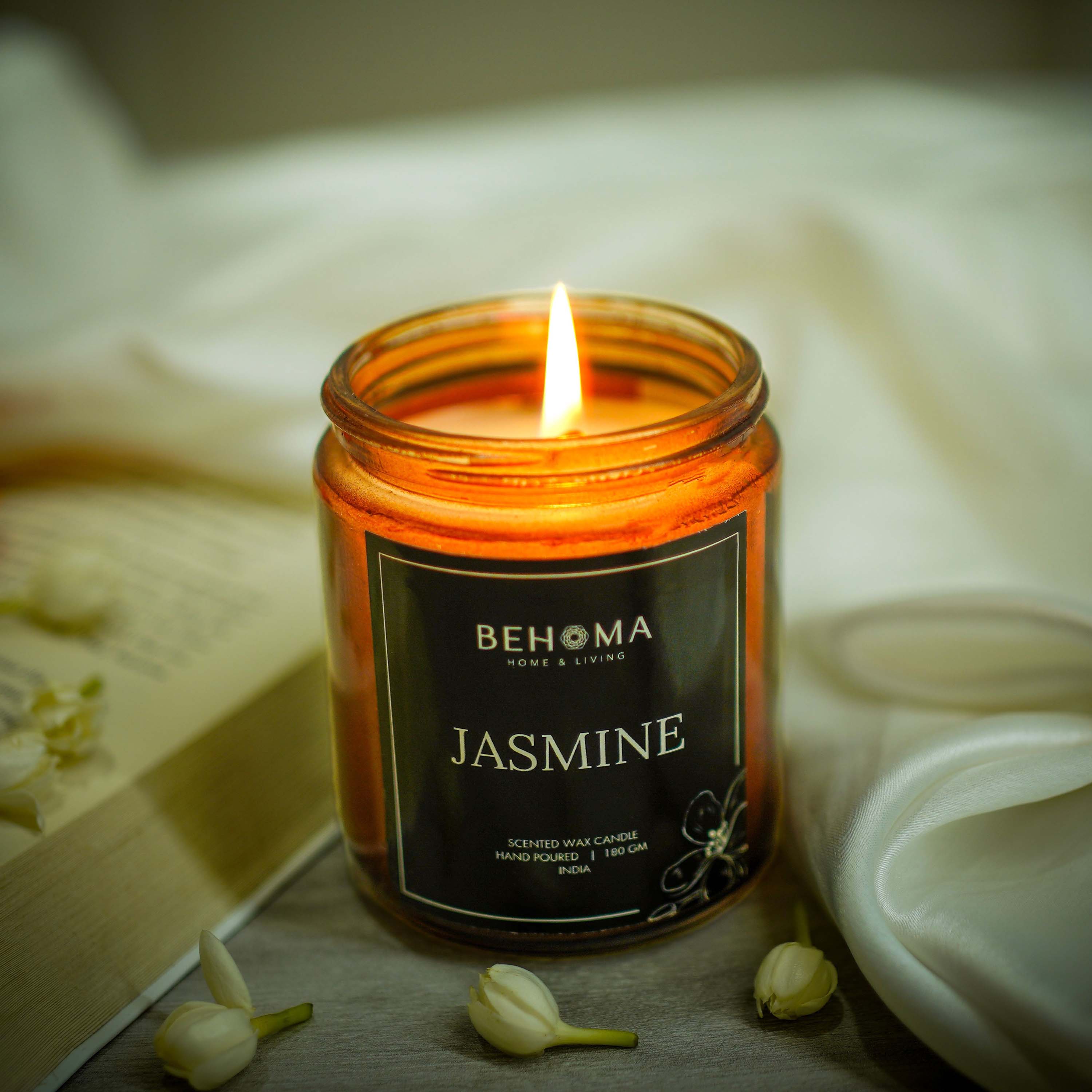 Jasmine Scented Jar Candle