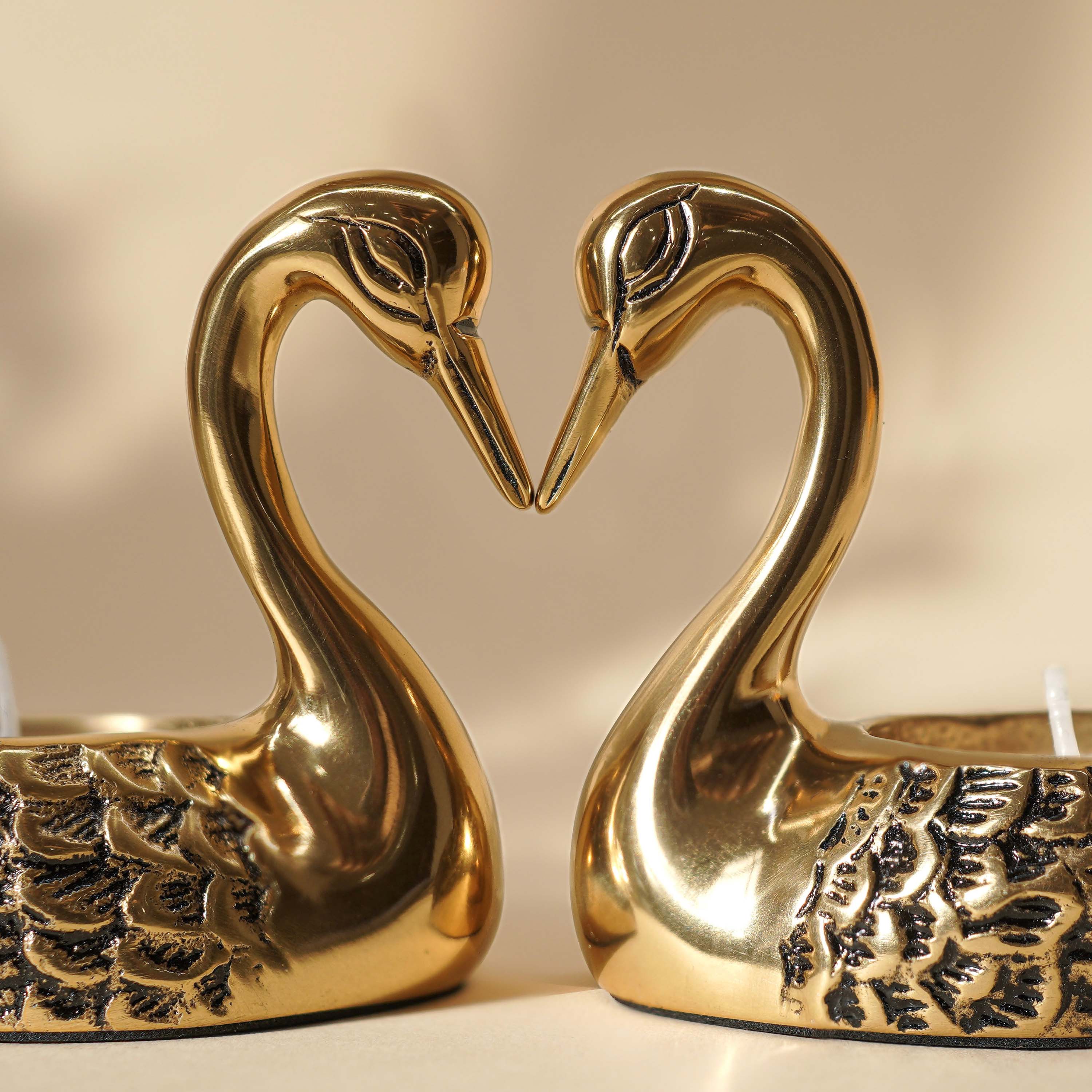 Swans Tealight Holder set