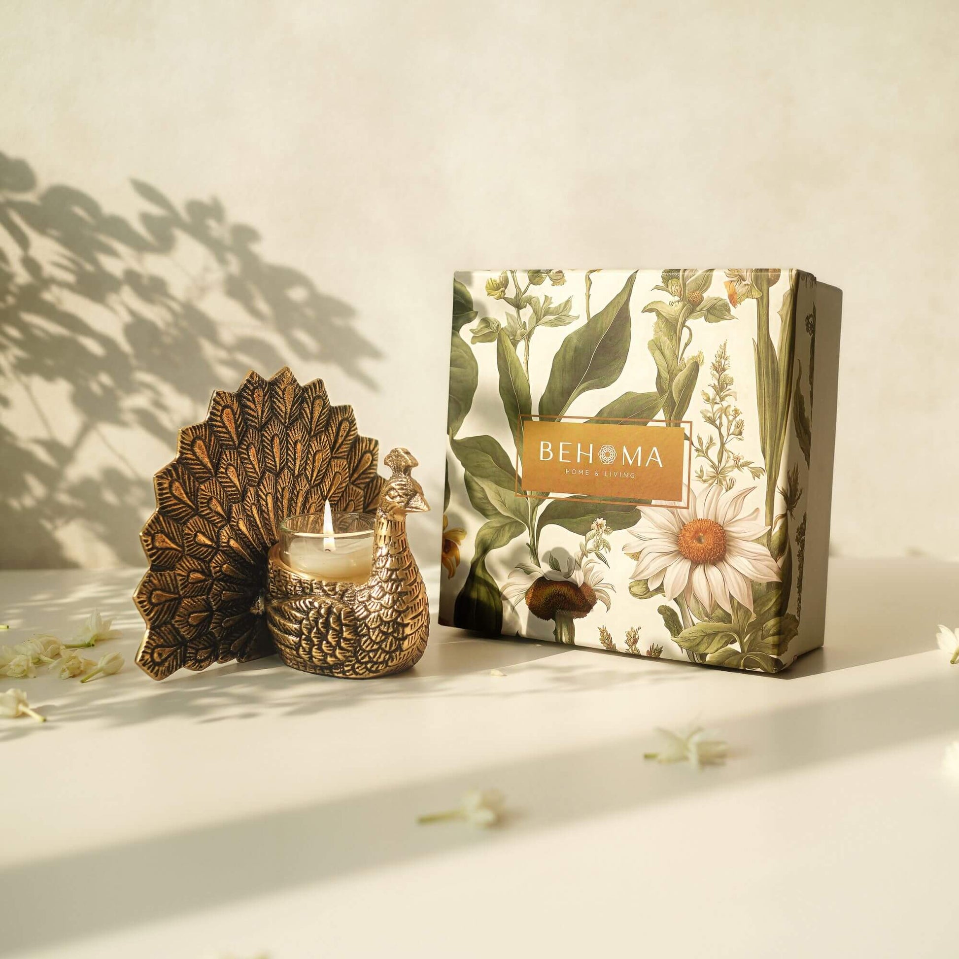 Metal Peacock Rakhi Gift