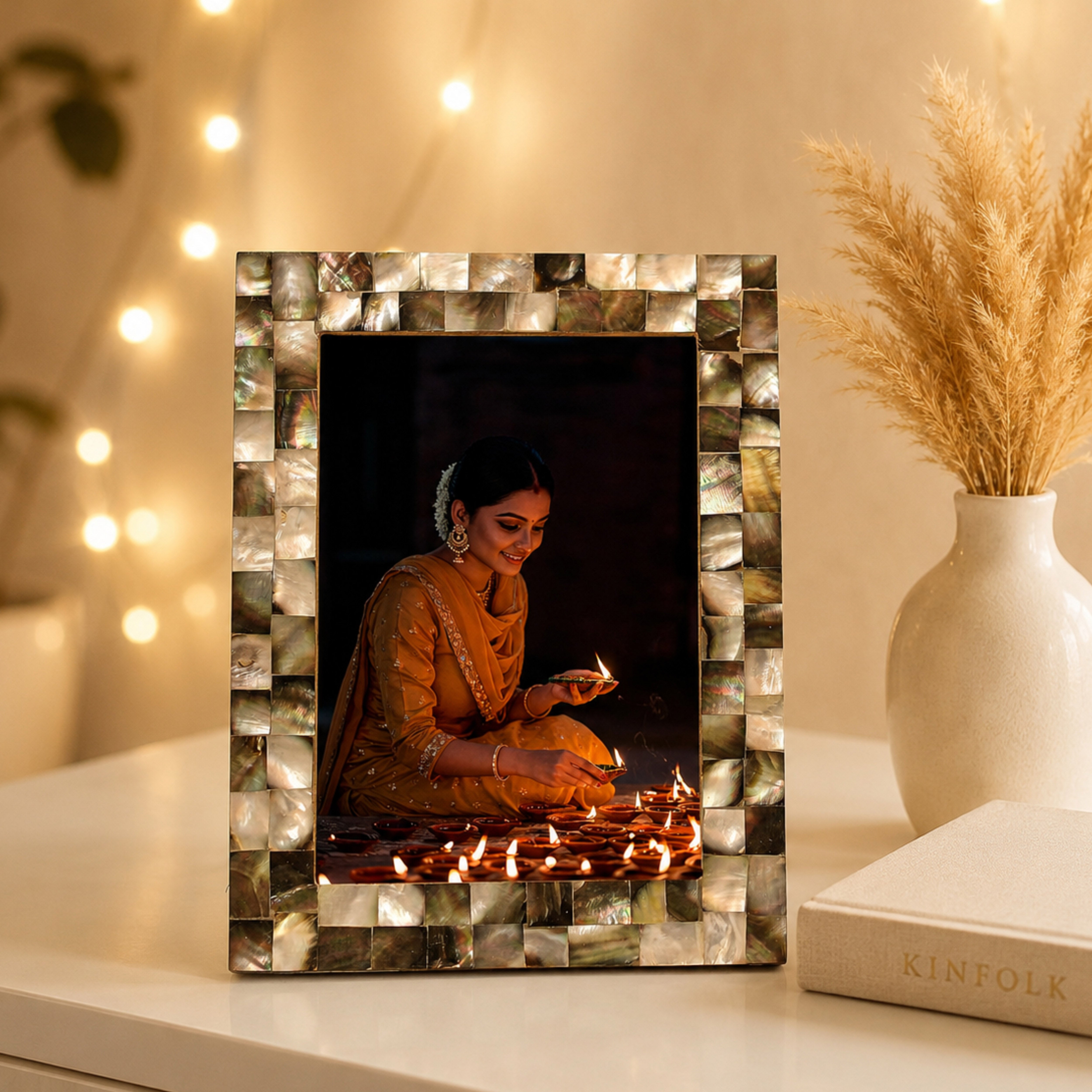 Pearl Photo Frame Black - 5x7