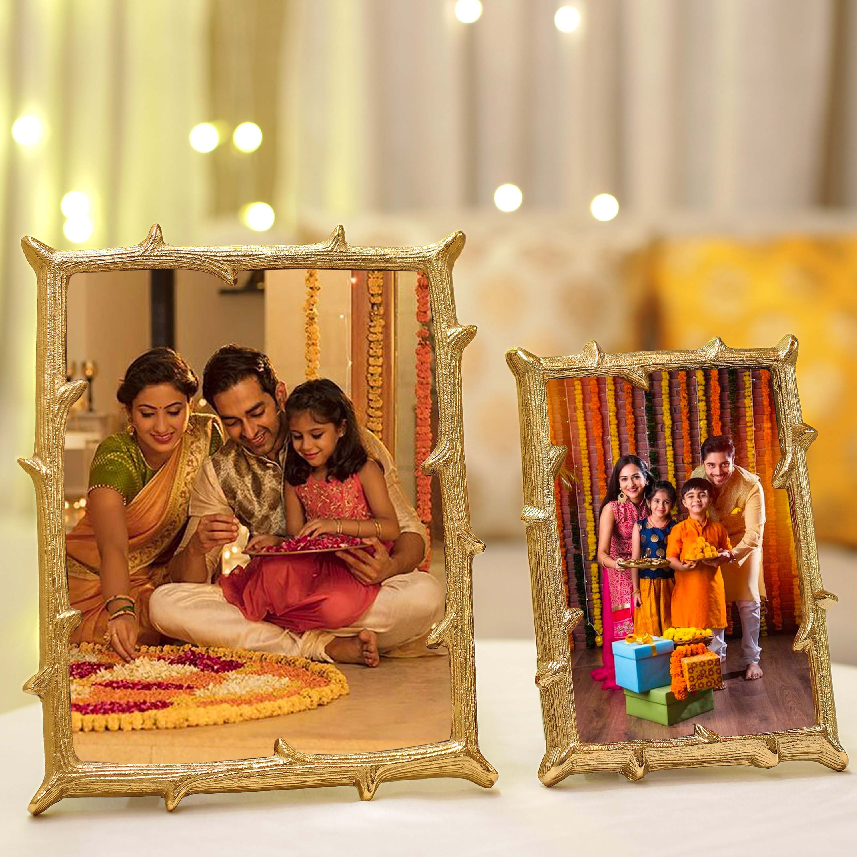 Metal Photo frame, anniversary gifts, gifts for mom, gift set