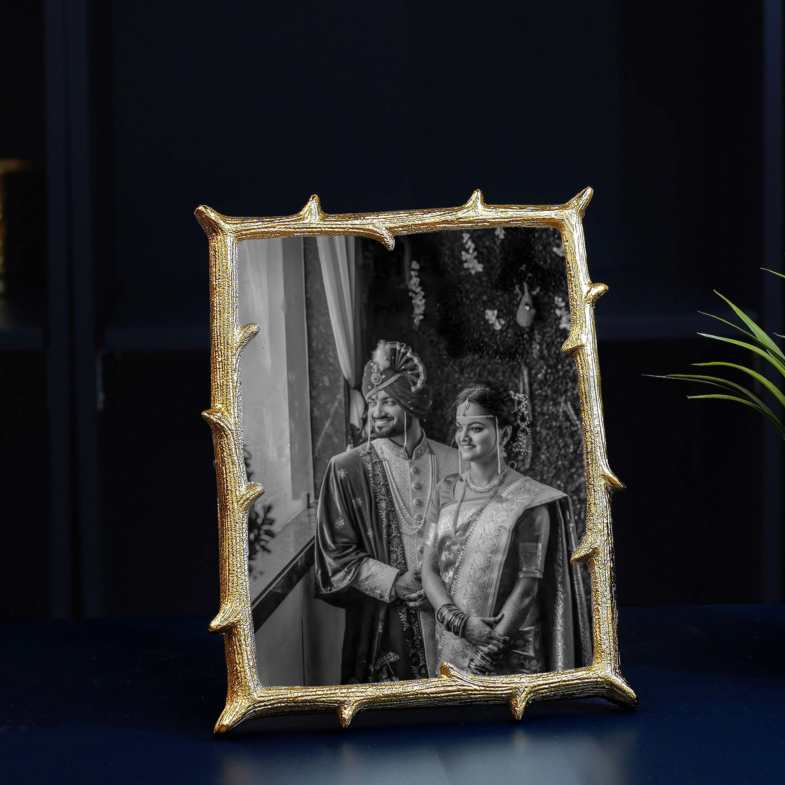 Metal Photo frame, anniversary gifts, gifts for mom, birthday gift