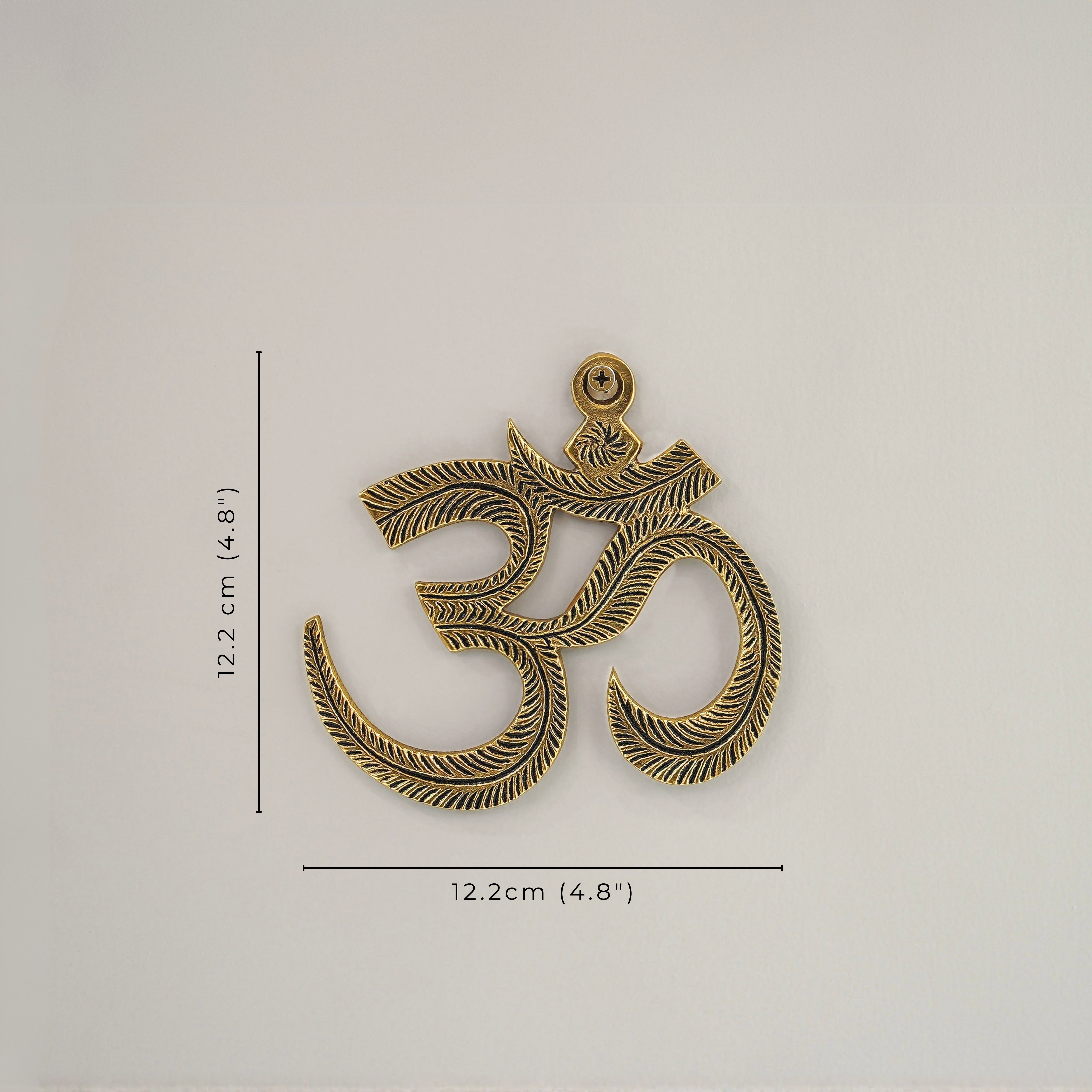 Brass Om Wall Hanging